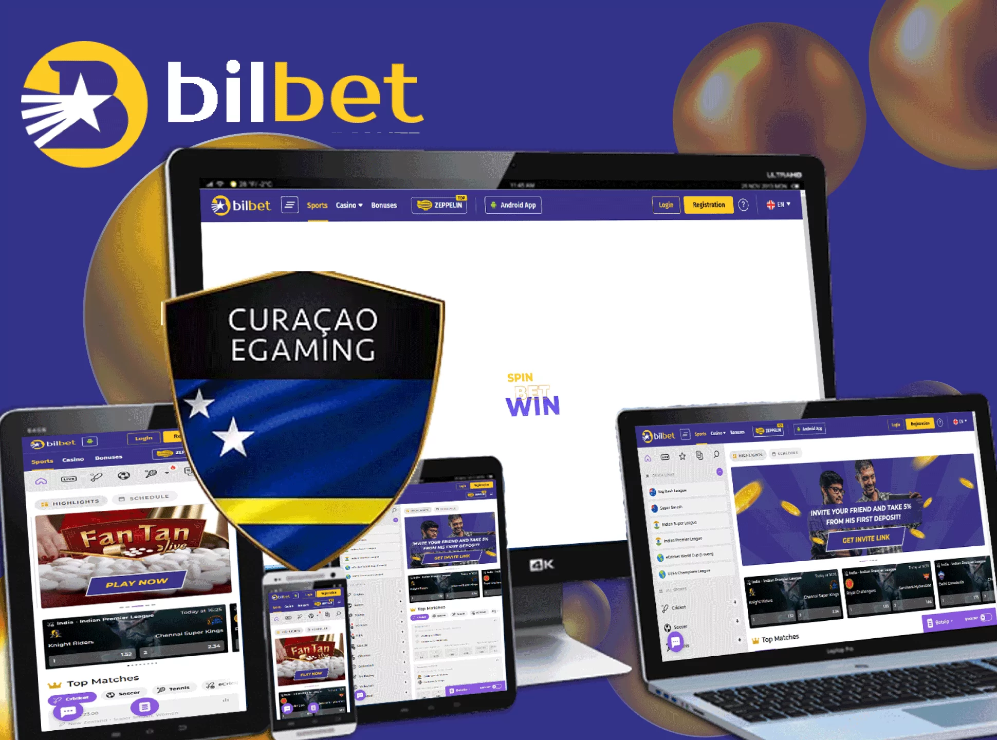 The Bilbet official site has all the gambling activities like sports betting. online casino, lotteries and other.