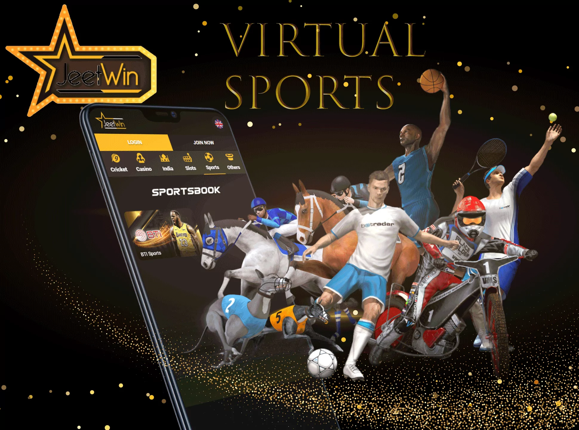 You can also place bets on the virtual sports in the Jeetwin application.
