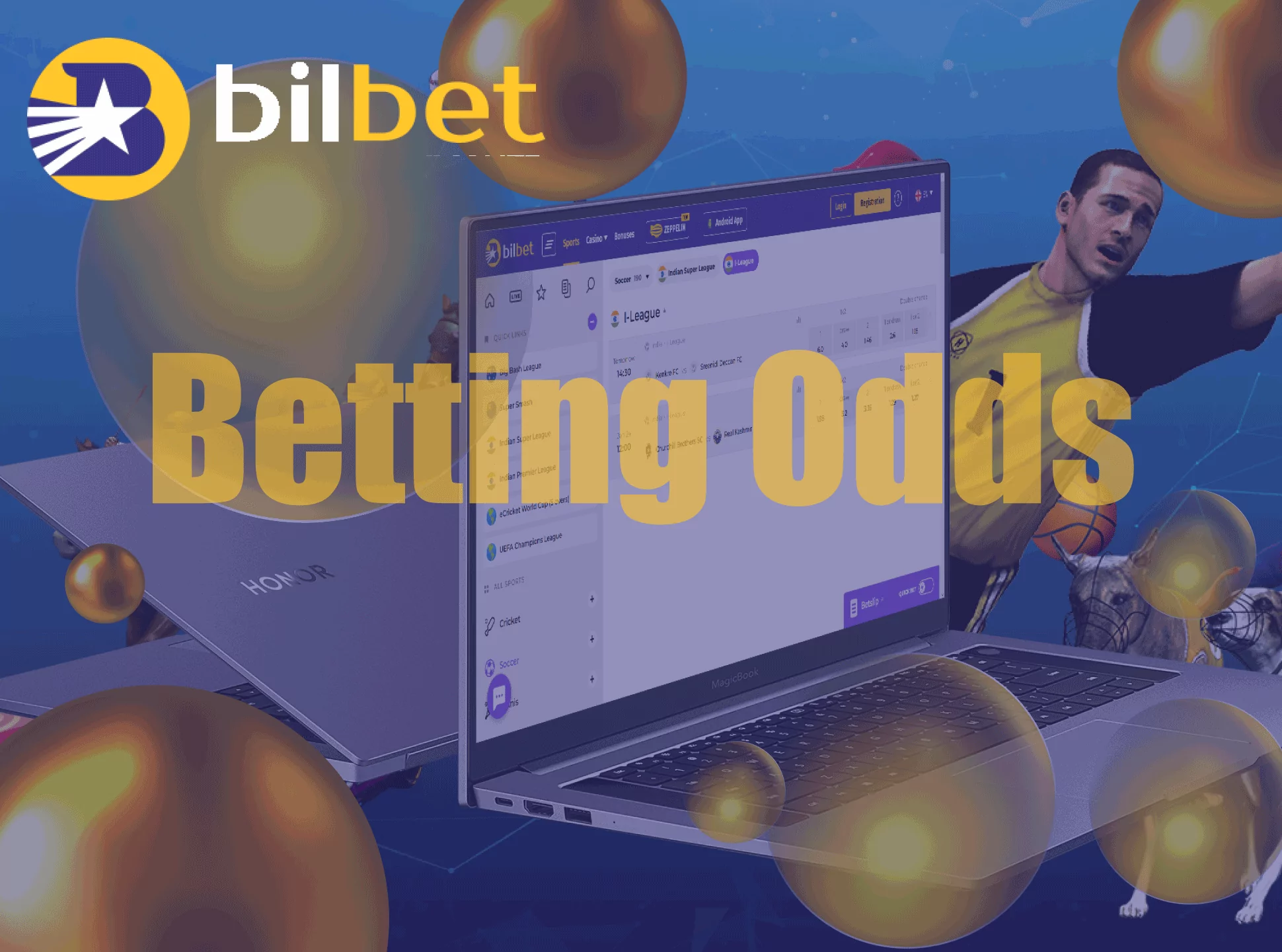 Bilbet offers profitable bets on the various sports disciplines.