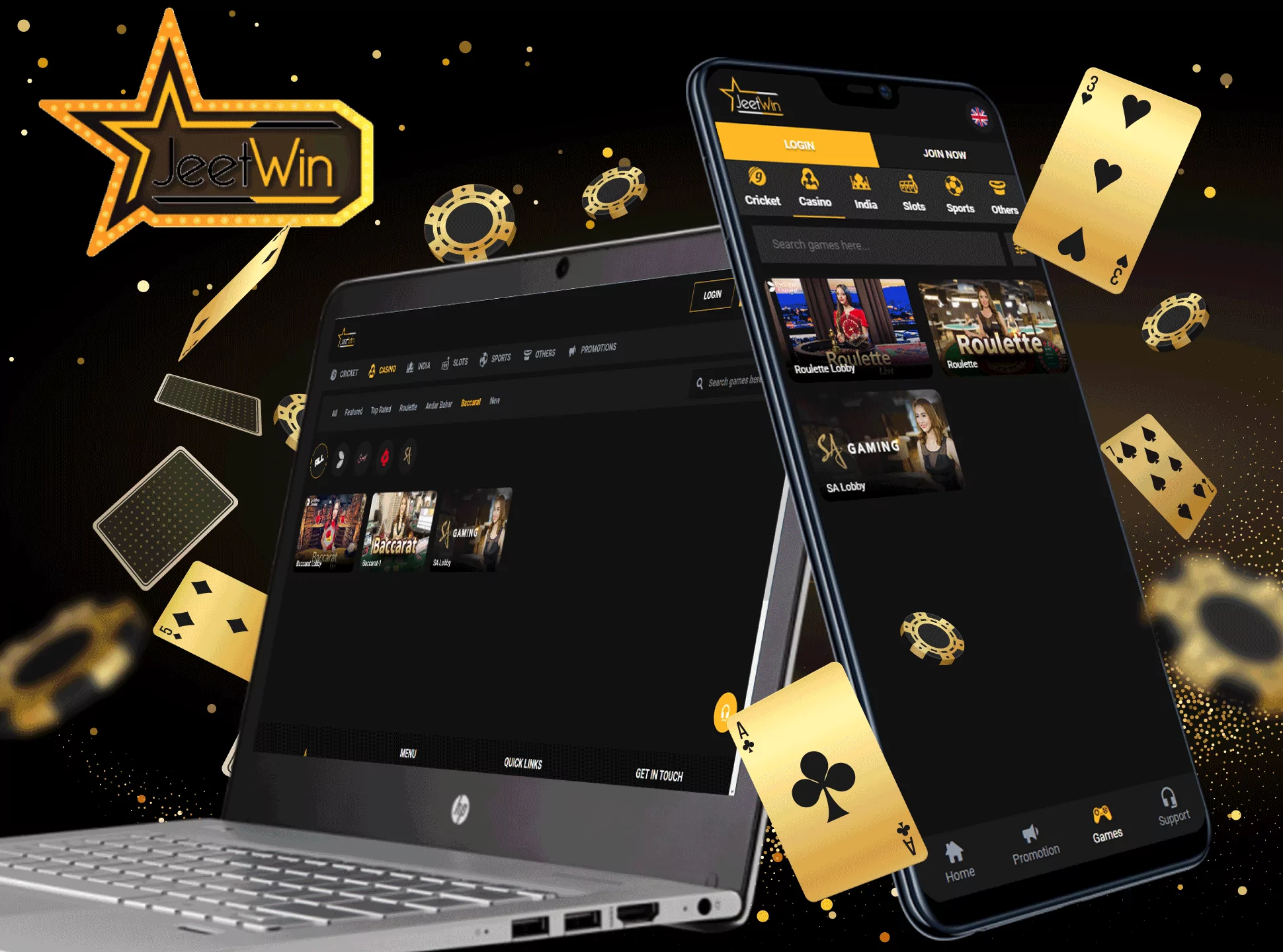 In the Jeetwin casino you will find all the most popular casino games.