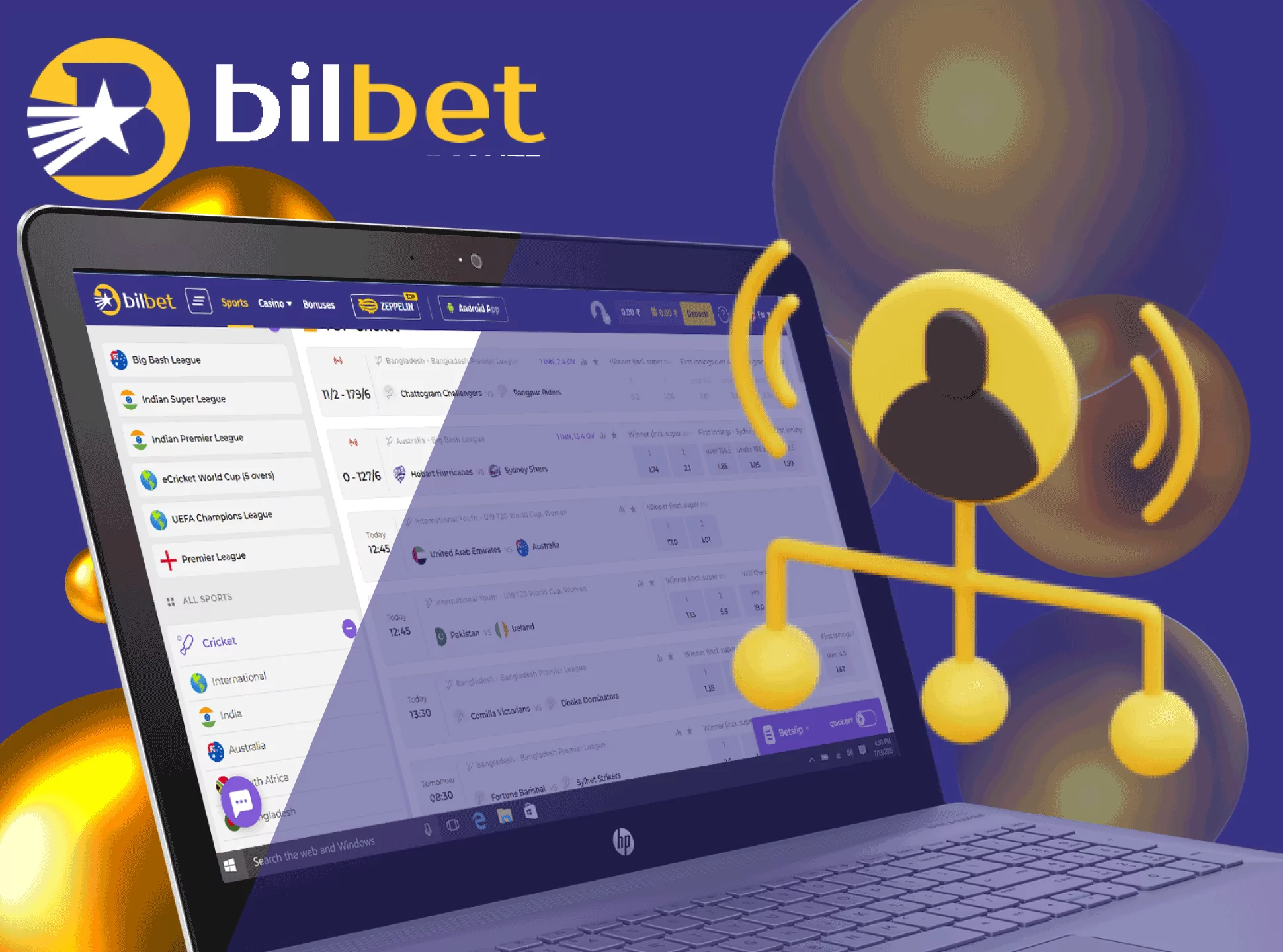 Get an additional income source with the Bilbet affiliate program.