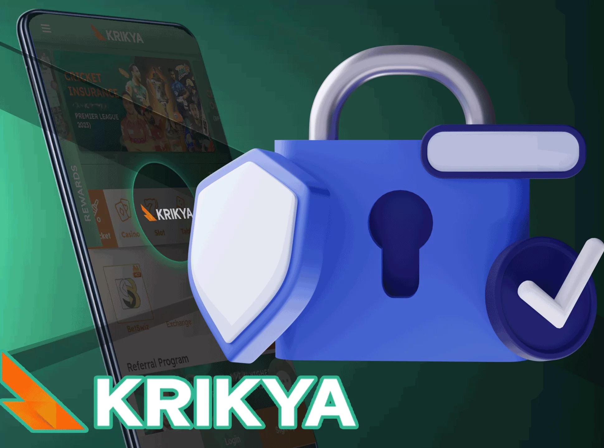 Krikya is a safe betting shop and you can bet there with no worries.