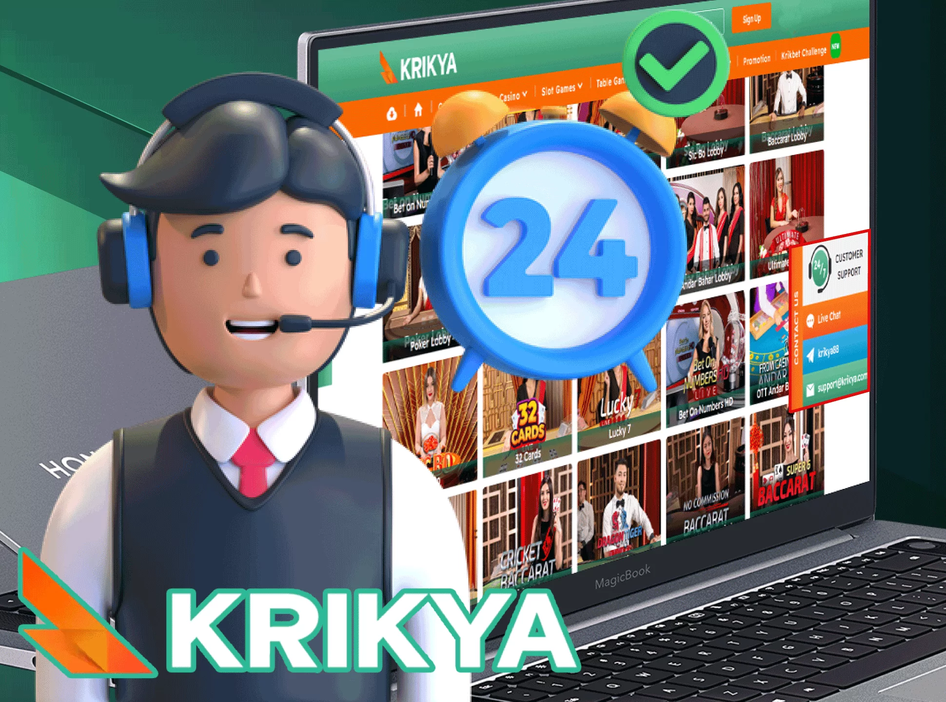 Here is a list of the Krikya team contacts.
