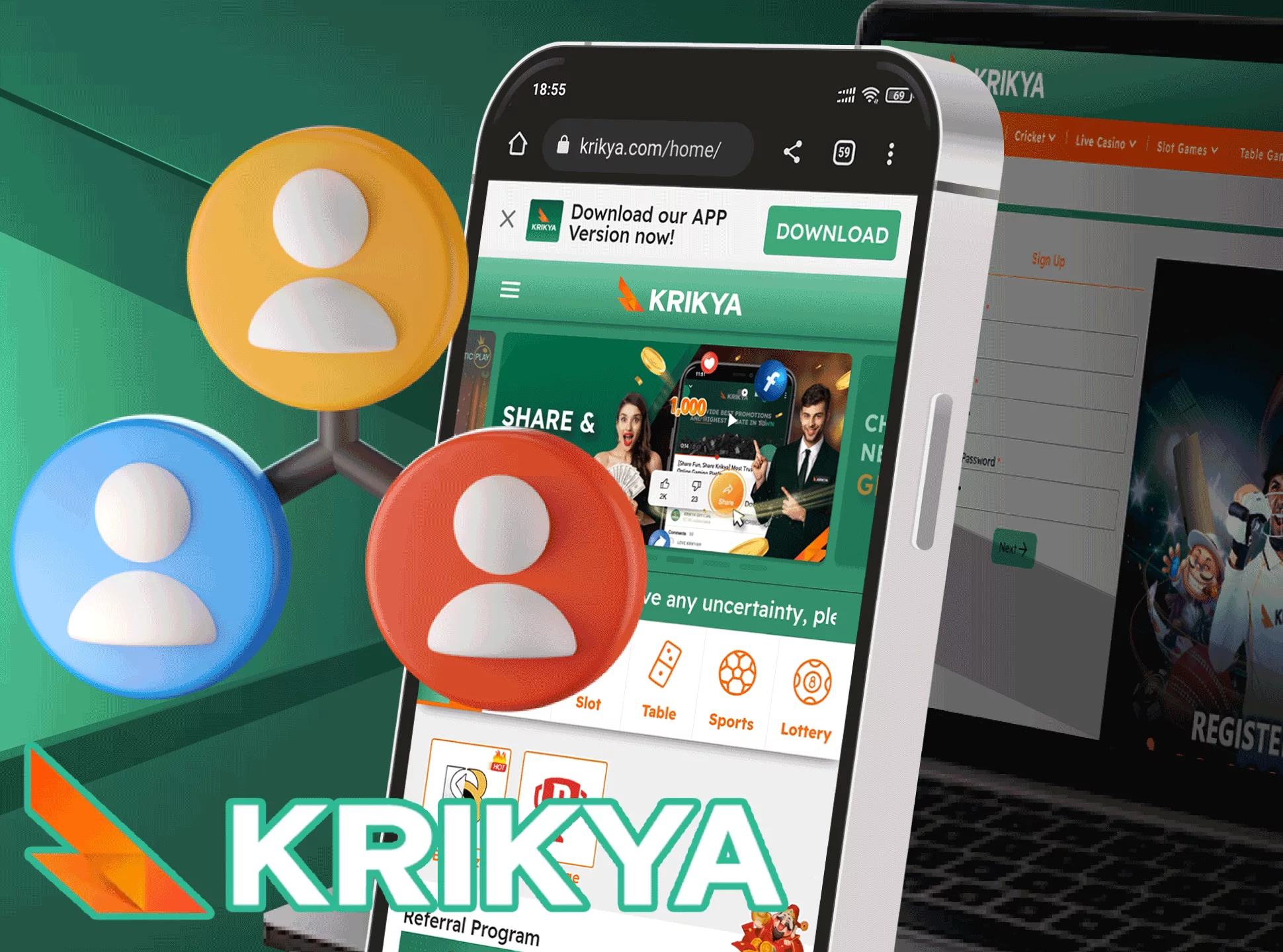 You can become closer with Krikya by joining its affiliate program.