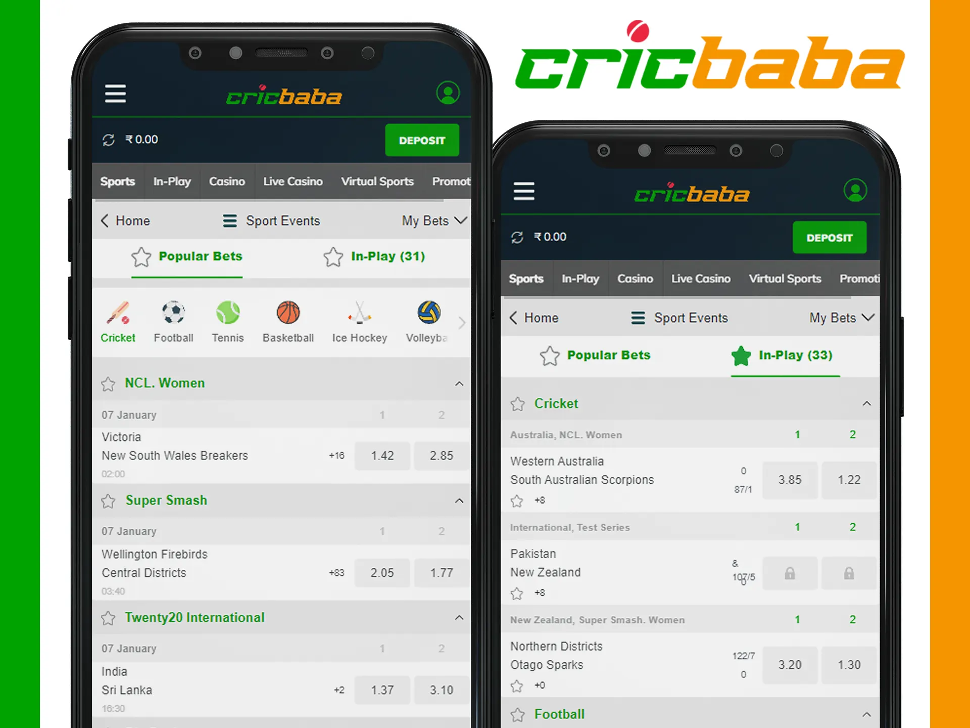 Bet how you want at Cricbaba.