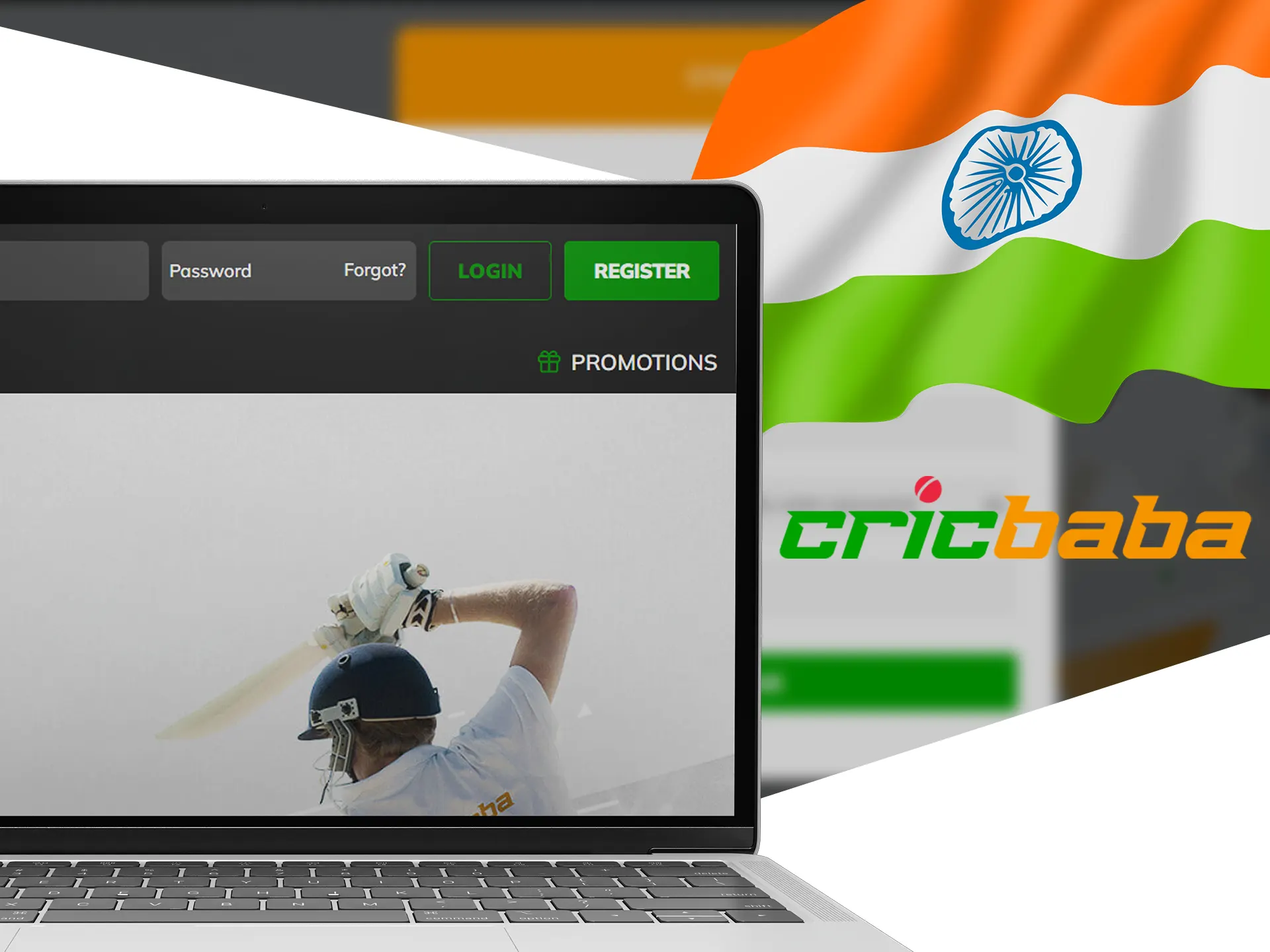 Register and log in on Cricbaba main page.