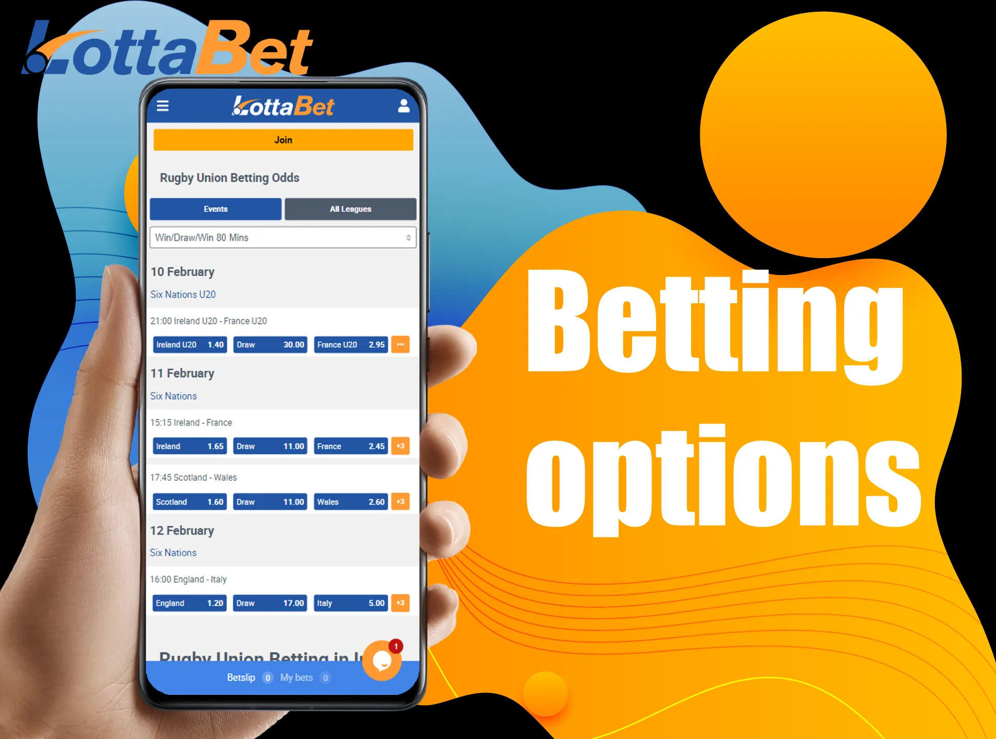 You can bet before and during tne match in the Lottabet app.