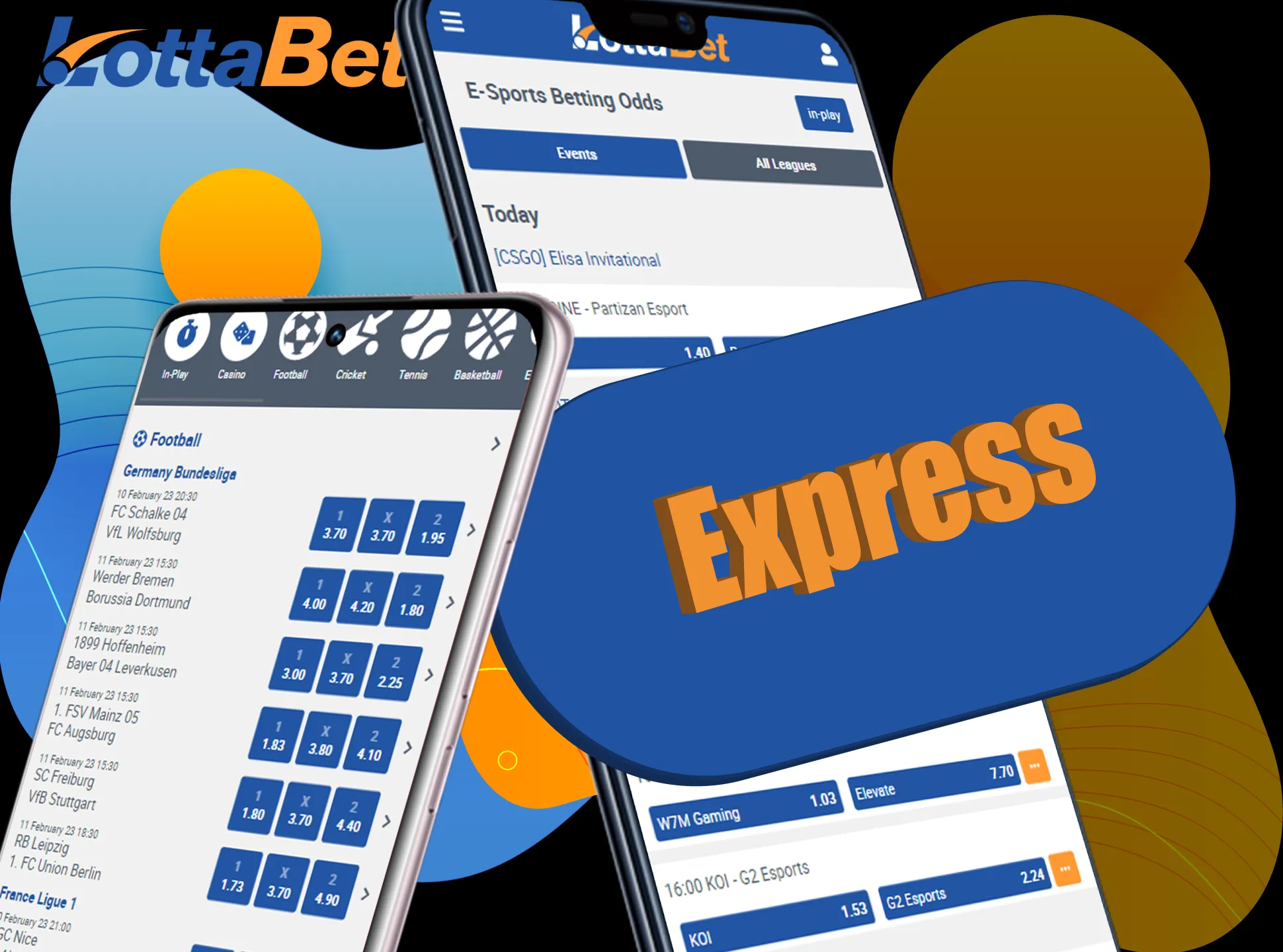 Express bets allow winning more.