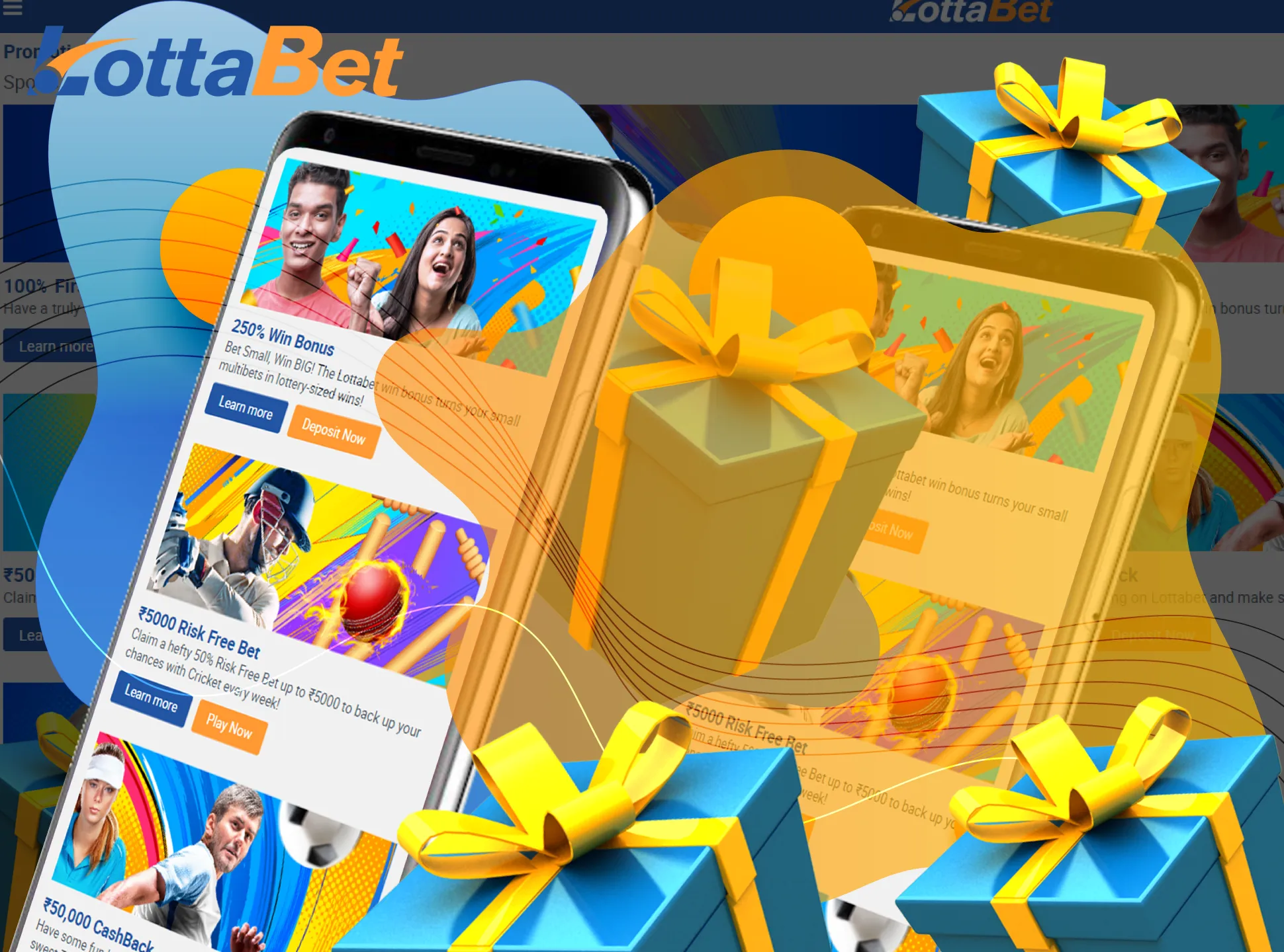 Lottabet has all the same bonuses plus some additional mobile promotions.