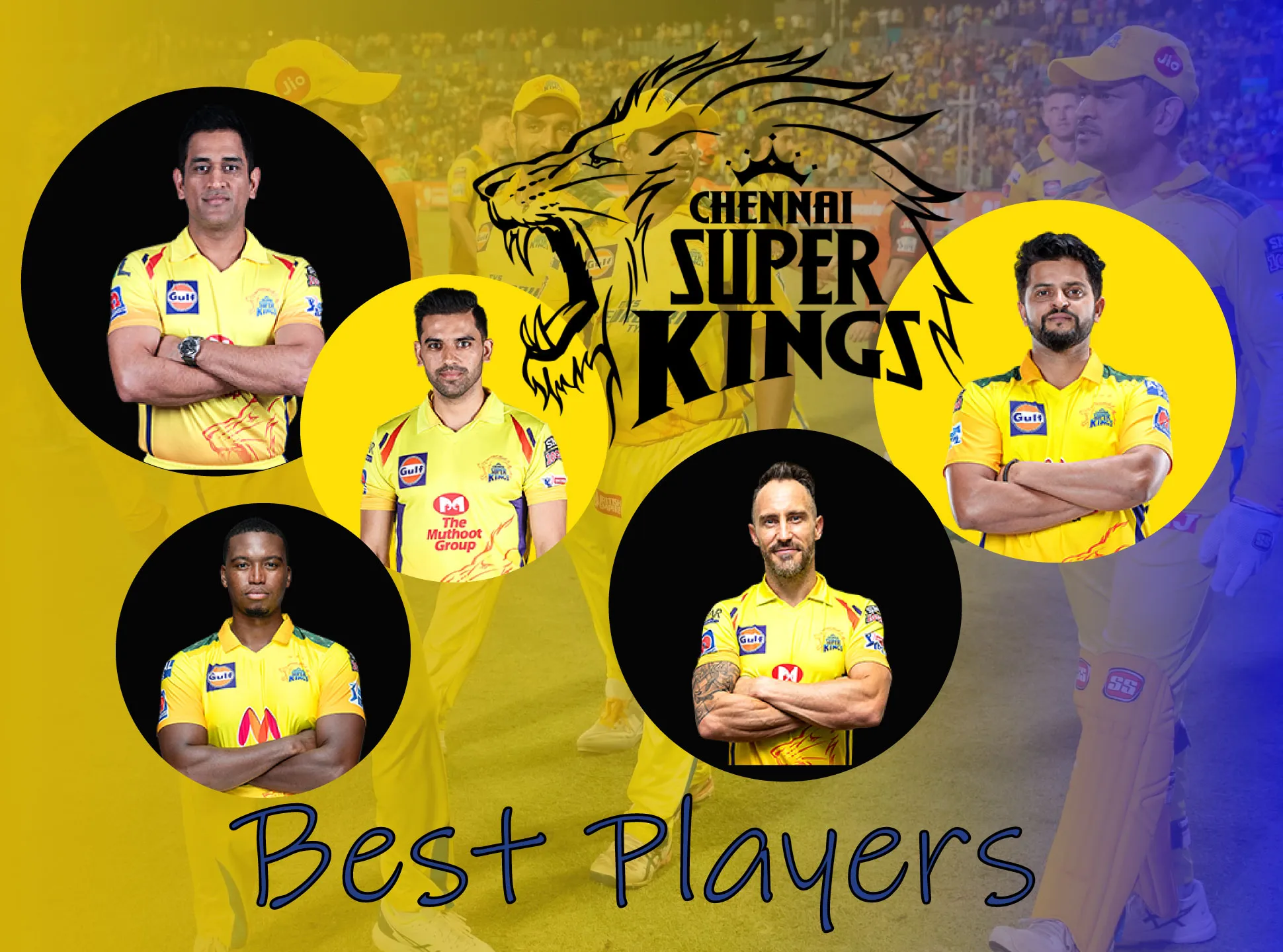 Here is a list of top Chennai Super KIngs players.