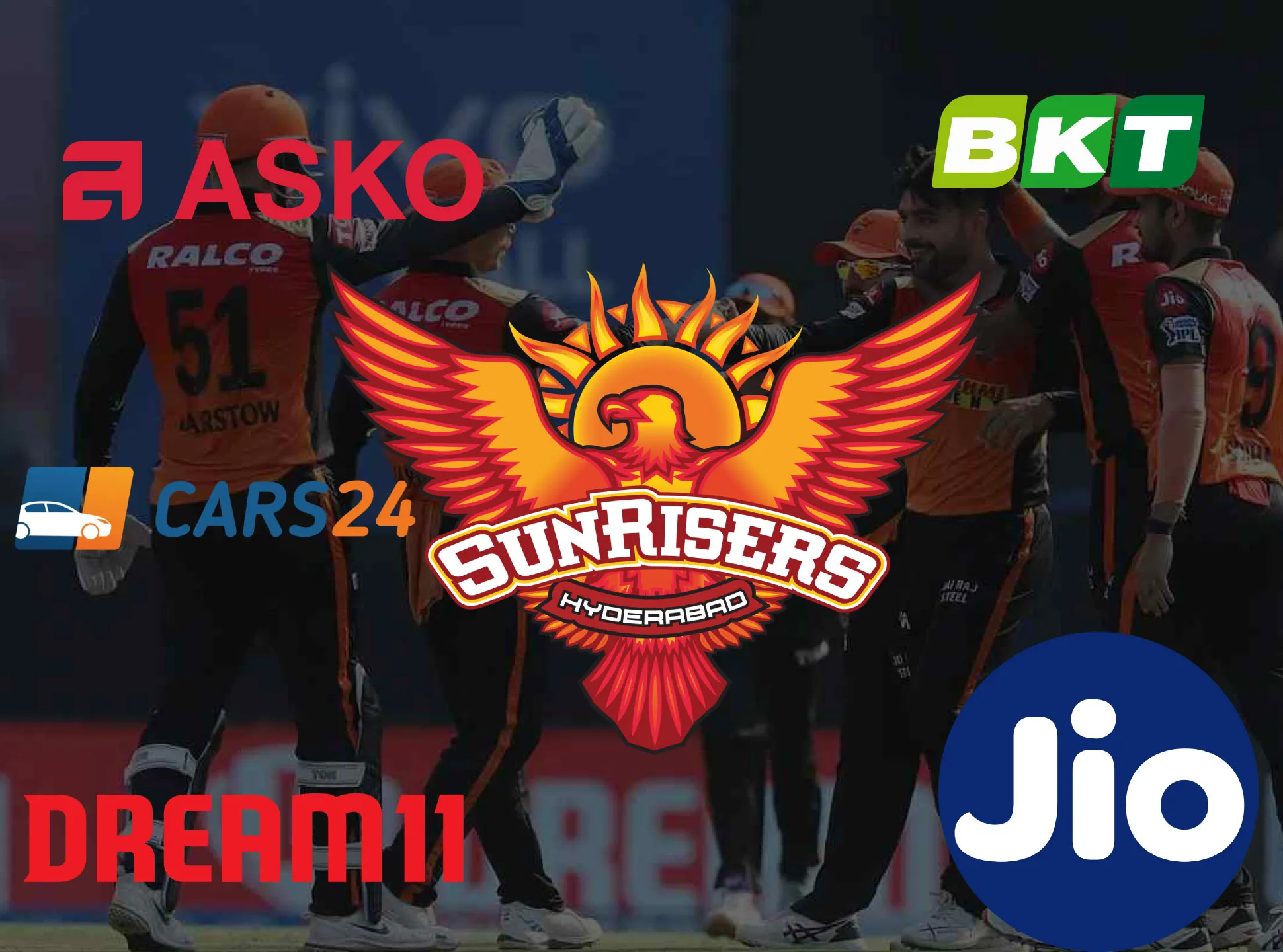 This is a list of main sponsors of Sunrisers Hyderabad.