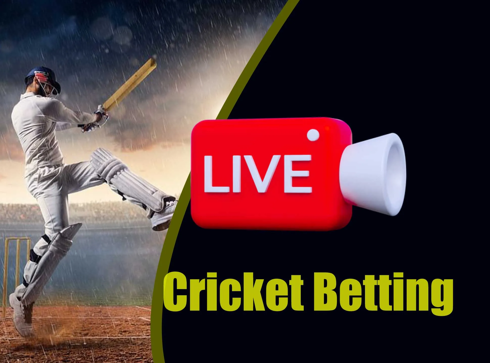 Bet on real time during the match and win.