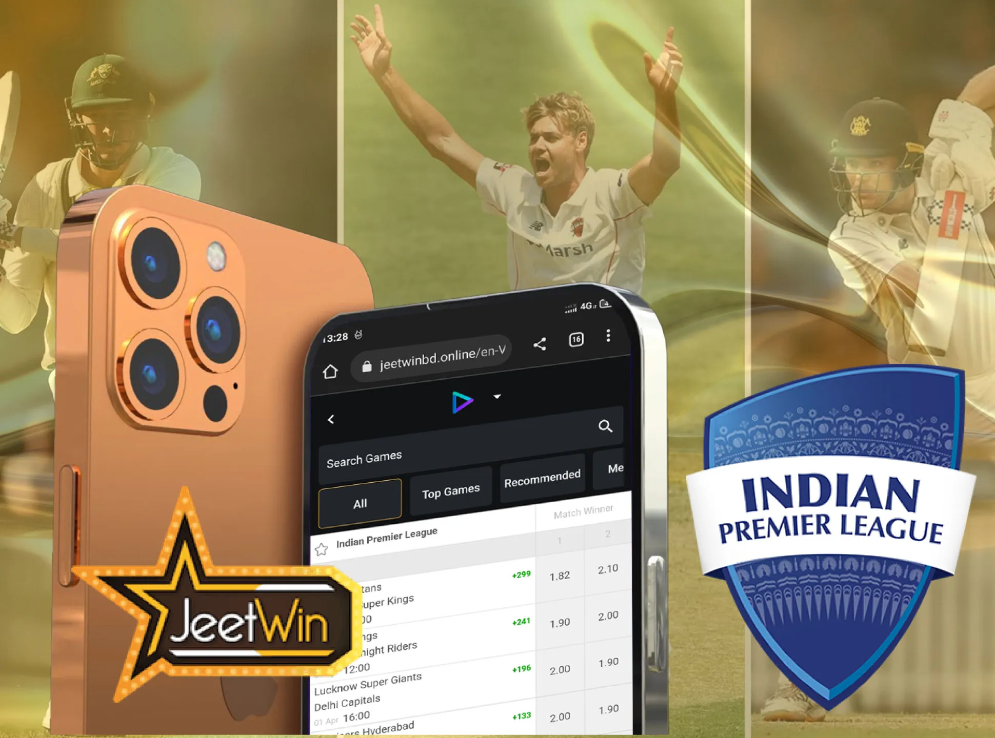 If you want to place bets on IPL on go you should download the Jeetwin mobile app.