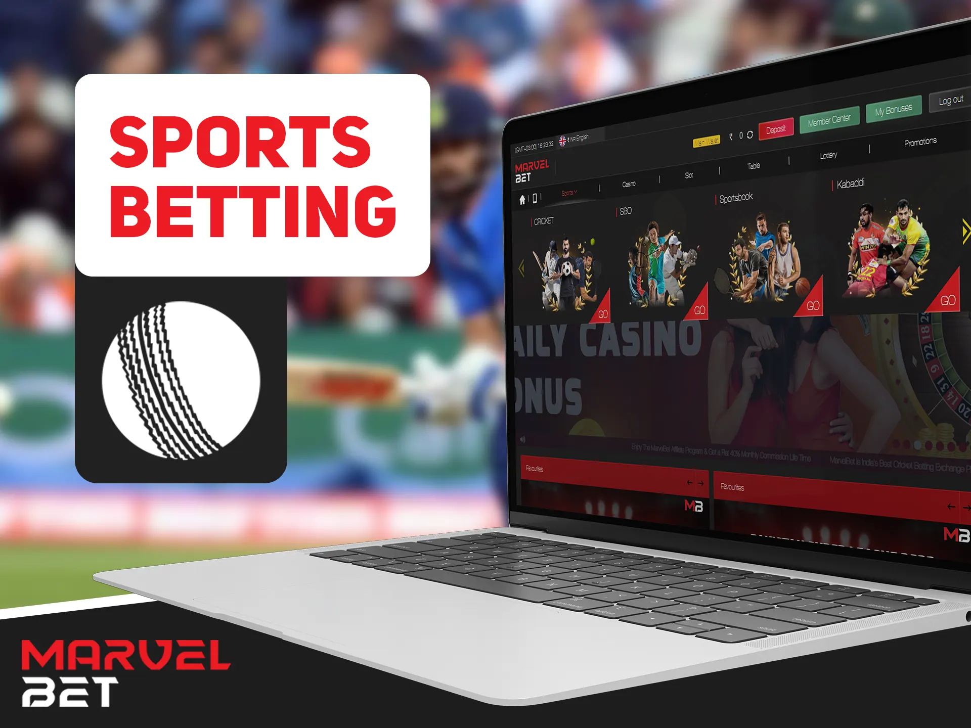 Bet on multiple of sports on Marvelbet sports betting page.