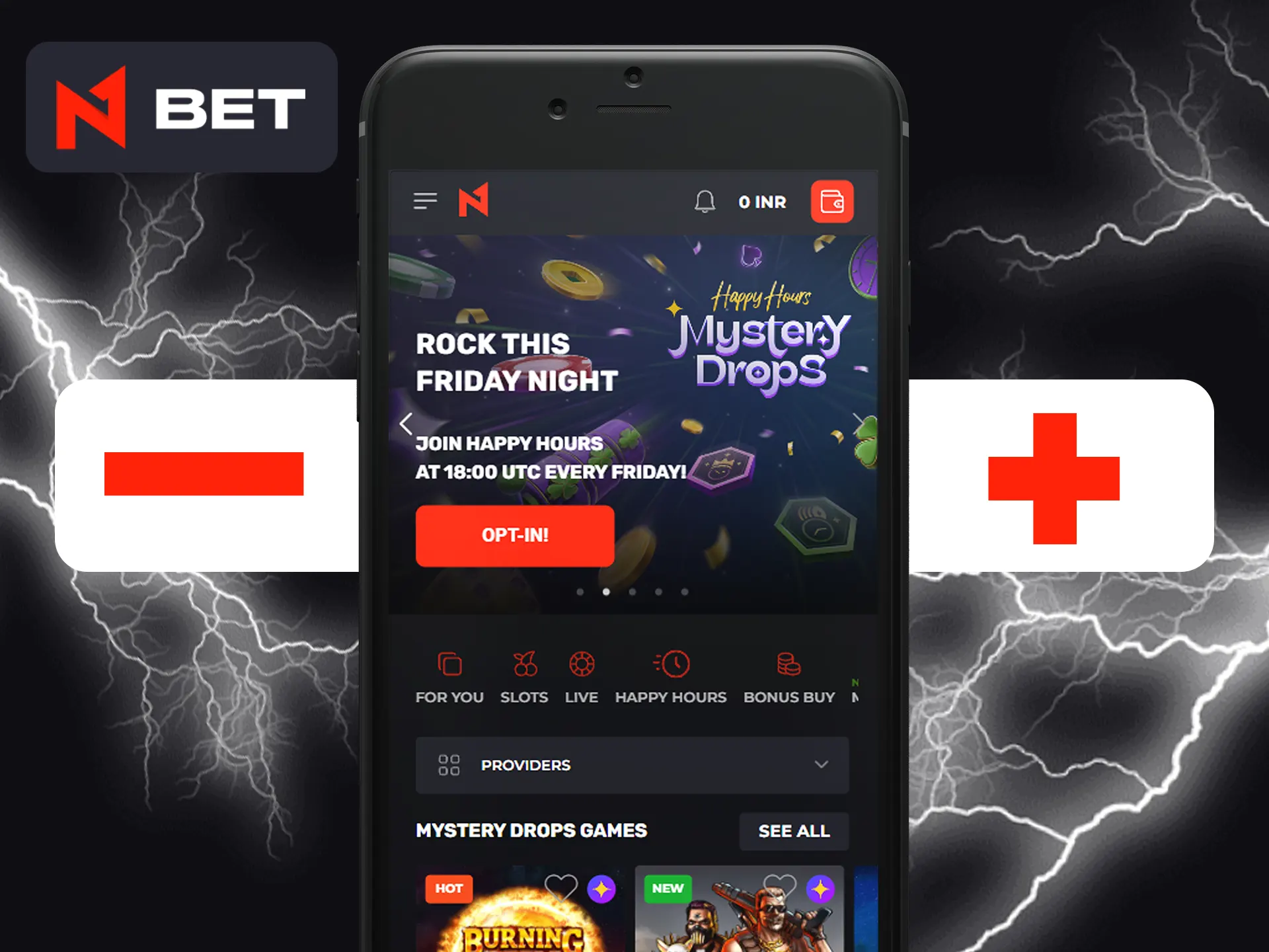 Compare best sides of N1bet app.