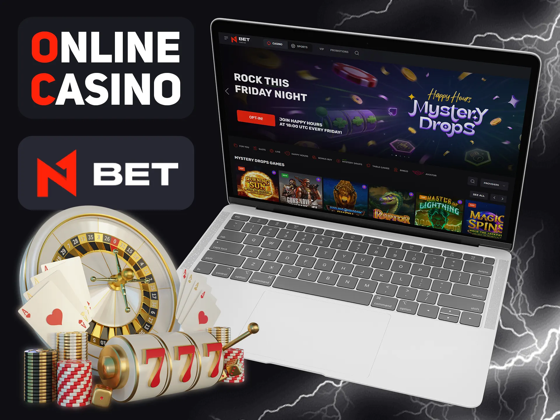 Play your favourite casino games at N1bet casino.