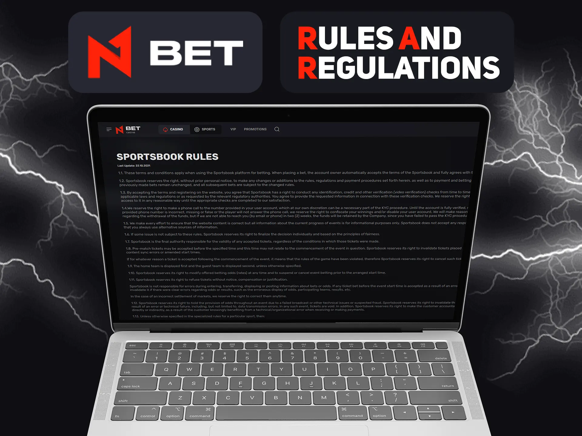 Read N1bet rules before making actions.