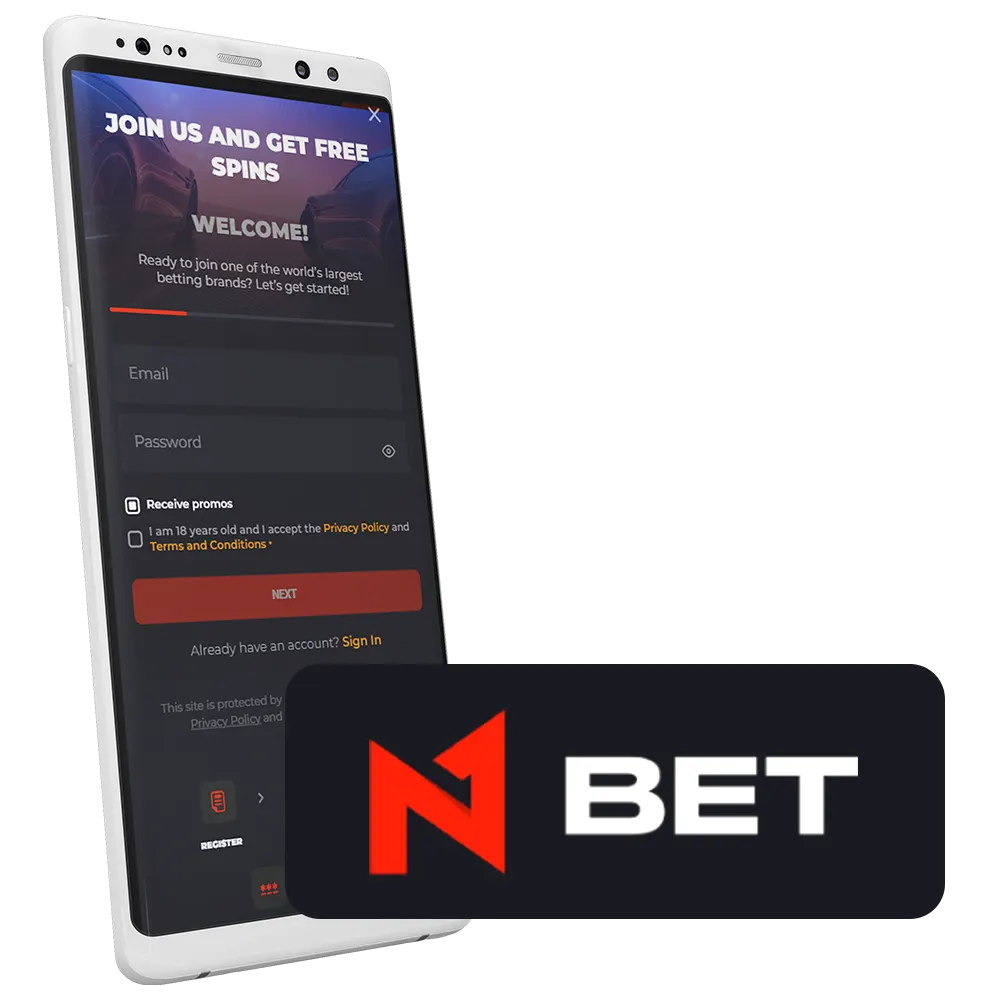 Register faster with N1bet.