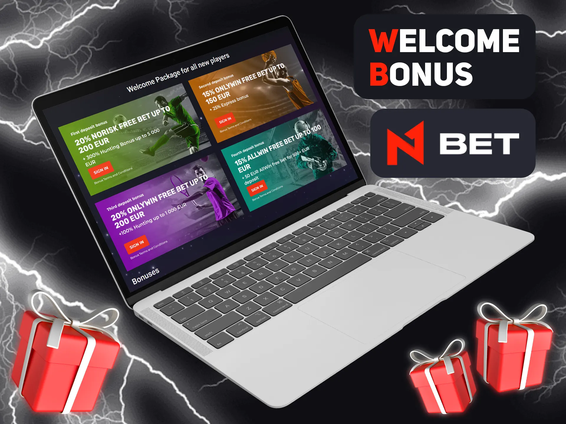 Get your bonus after succesfull registration at N1bet.