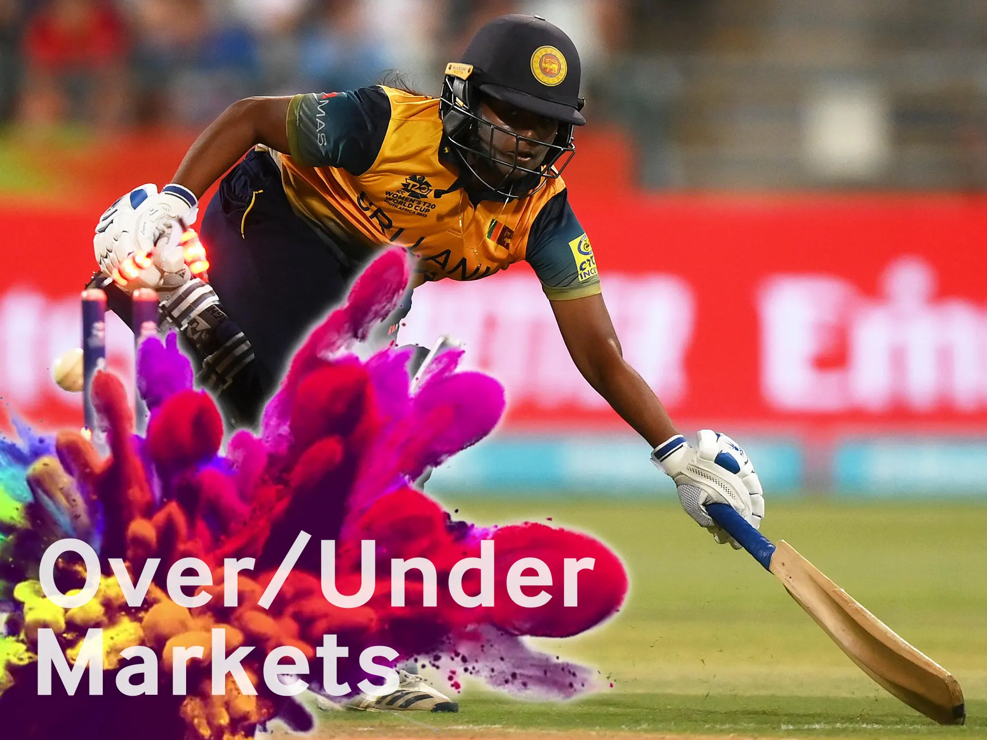 Over/Under betting is one of the most simple and effective in online cricket betting in India.