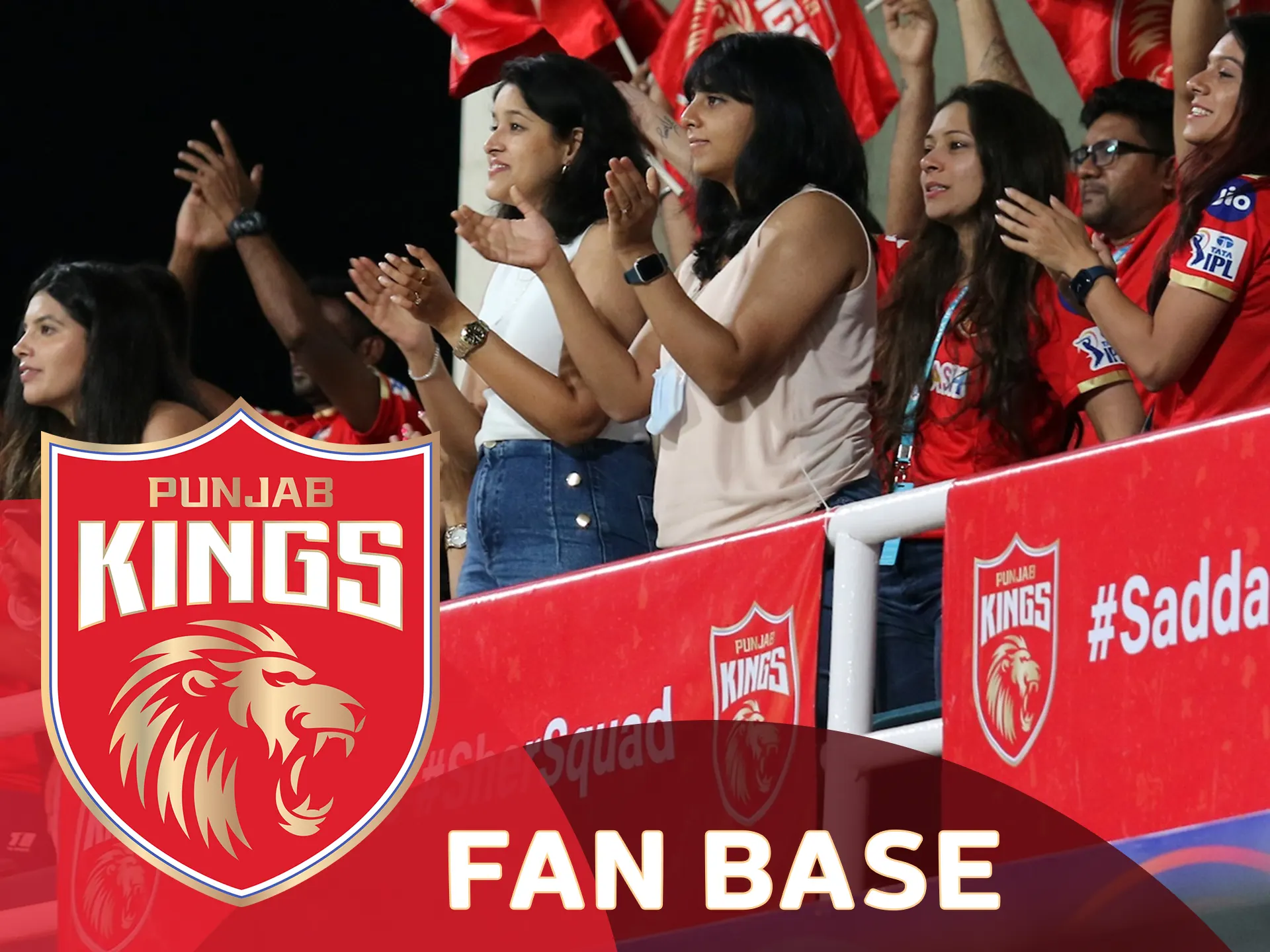 Join huge fan base of Punjab Kings team.