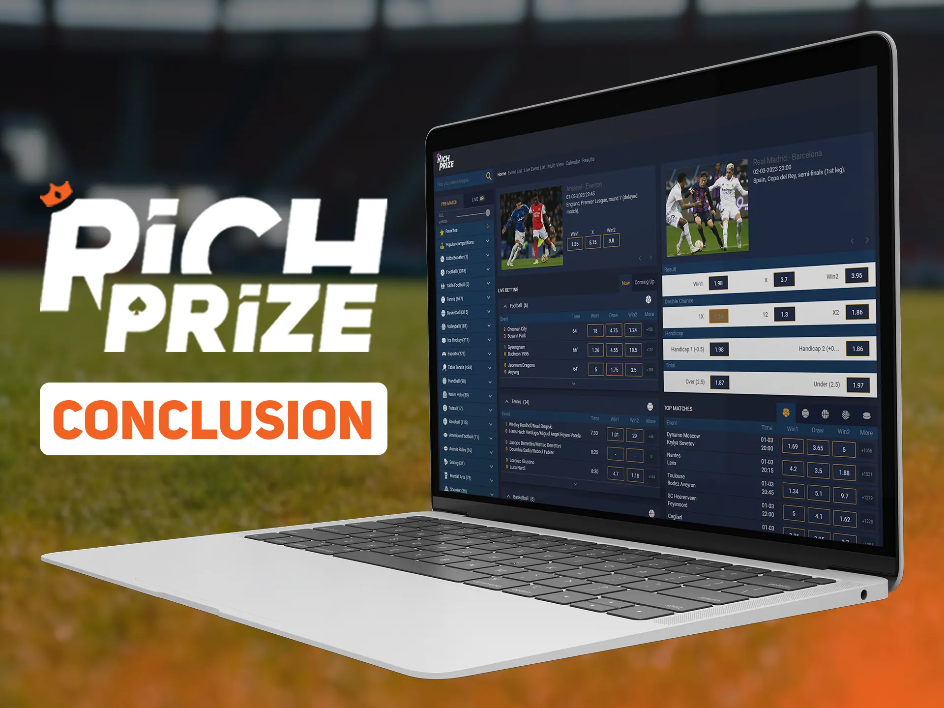Richprize betting company is a best betting company on a market.