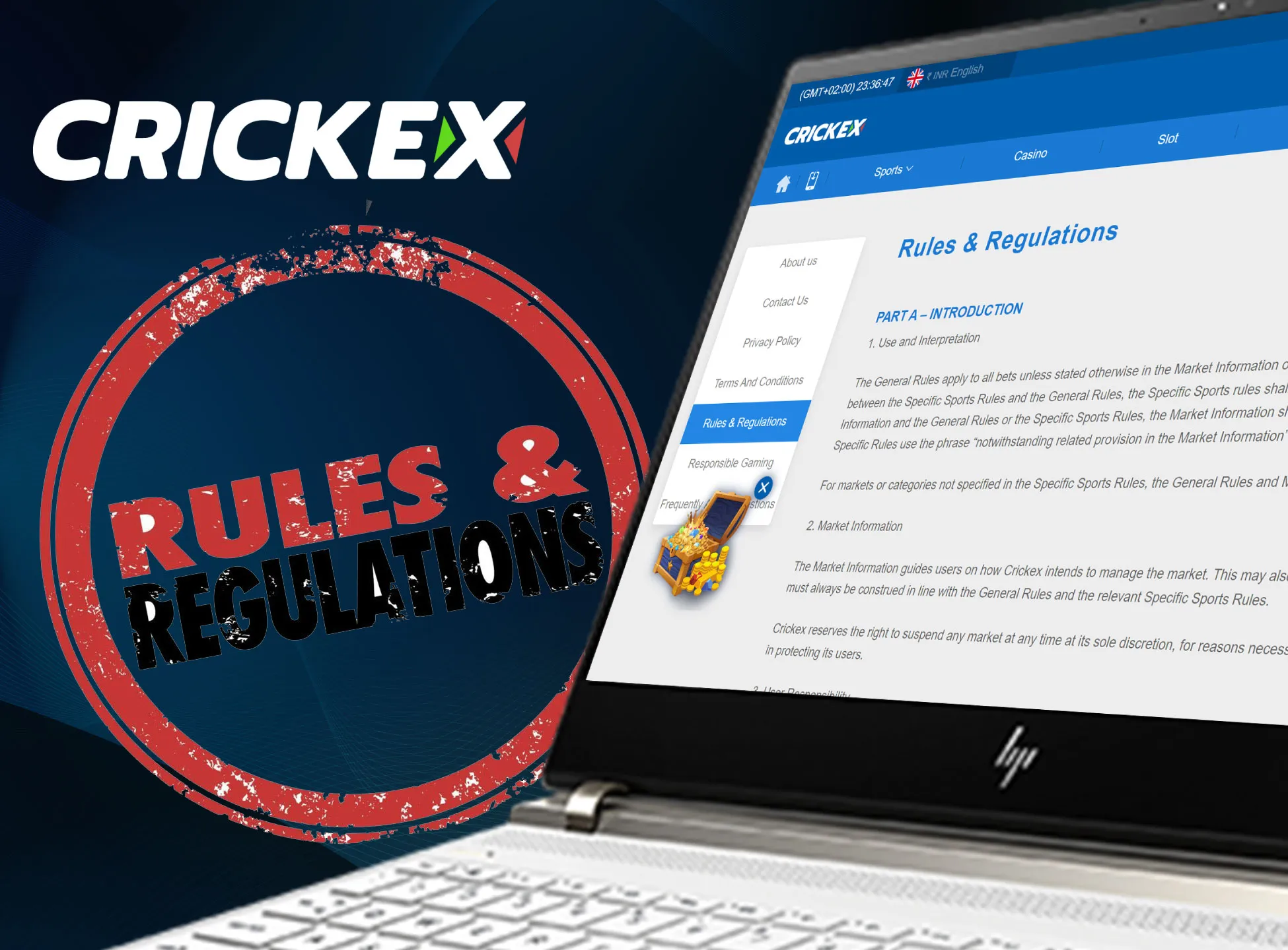 Read the rules of Crickex to bet with no problems.
