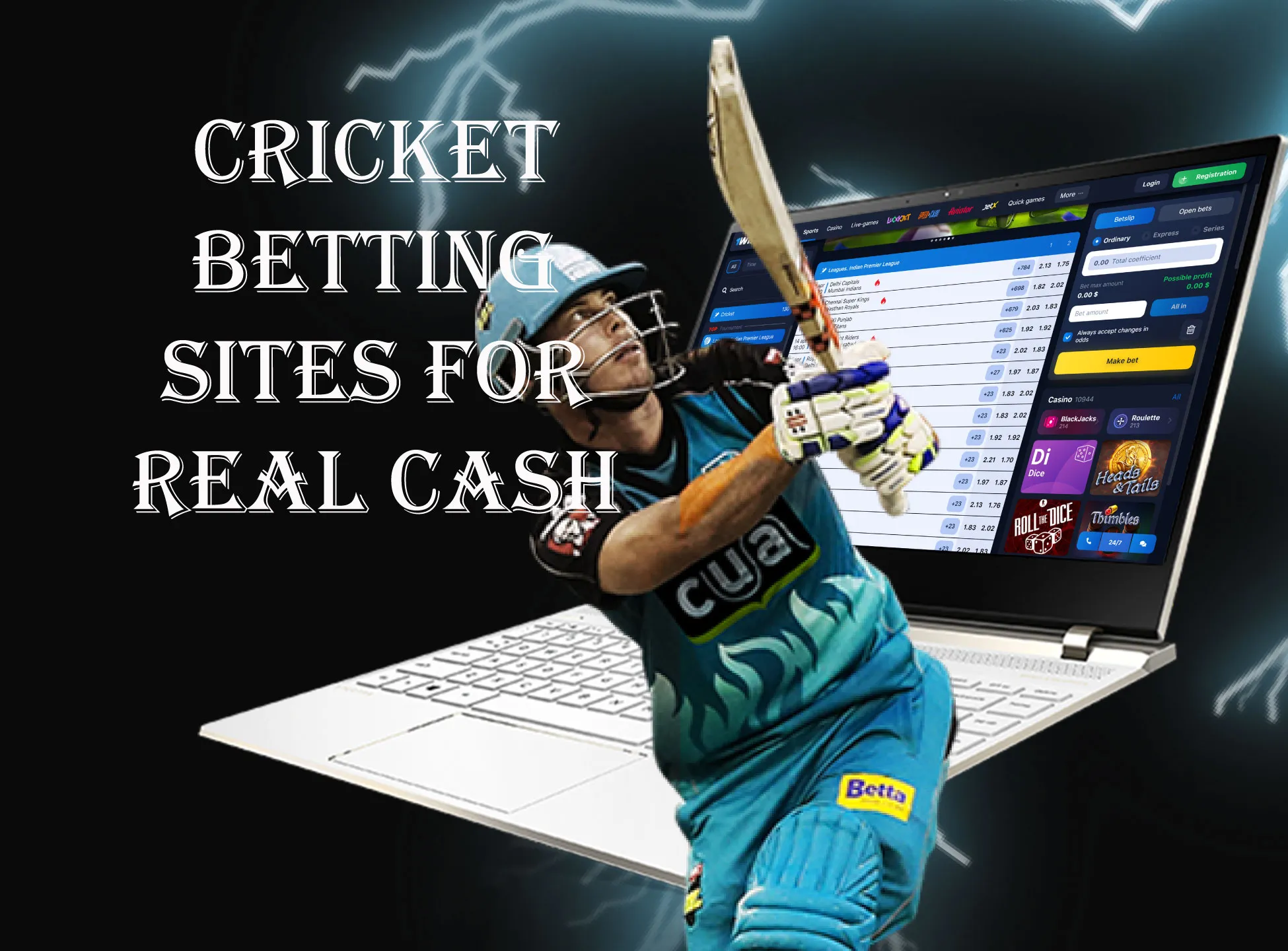 If you want to bet on cricket on real money choose one of these betting companies.