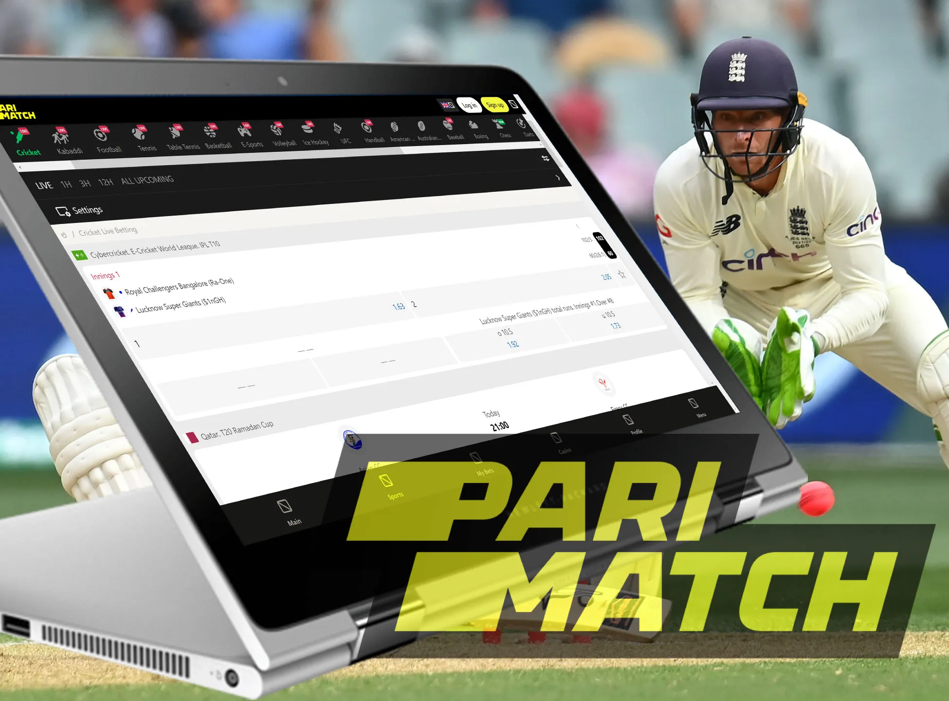 Parimatch is probably the most popular and well-known betting company.