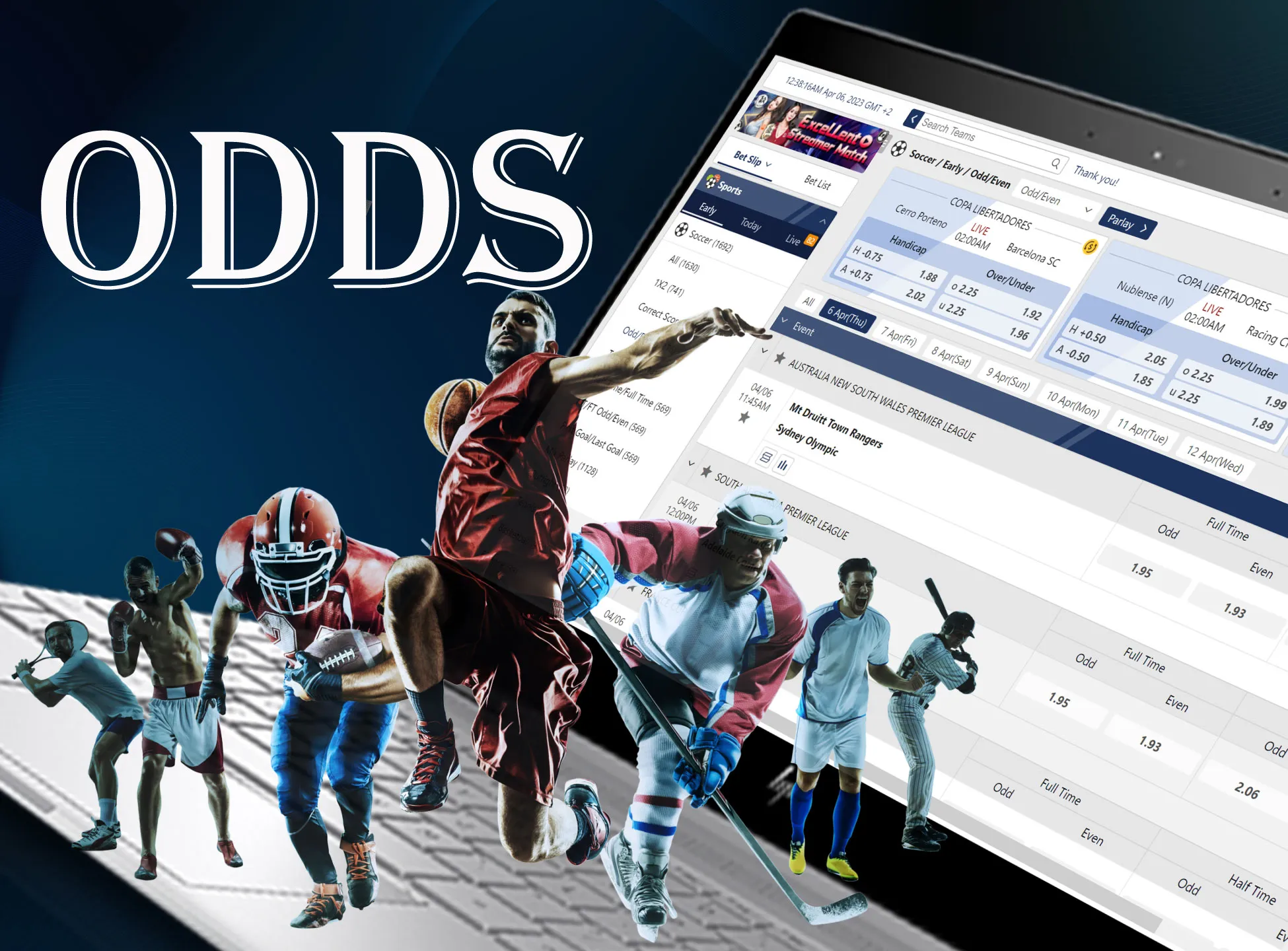 Crickex offers profitable odds on the sports betting.