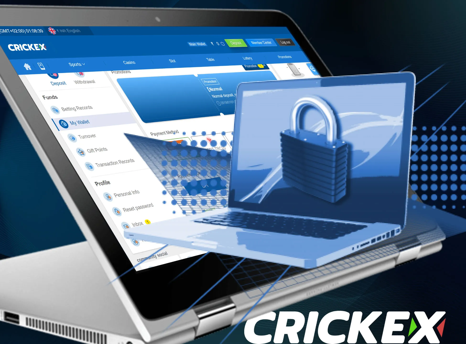 Crickex is safe and secure to play from India.