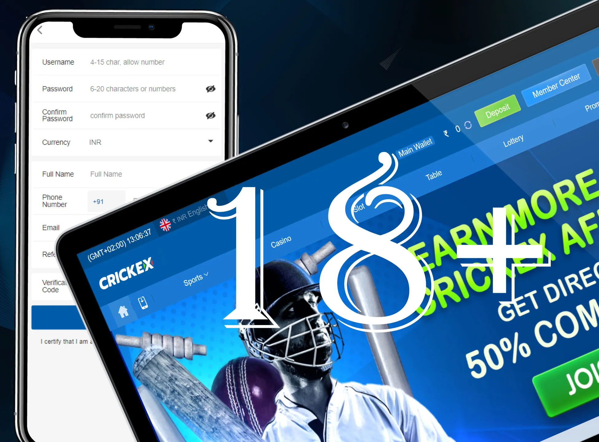 Follow these requirements to register on Crickex with no problems.