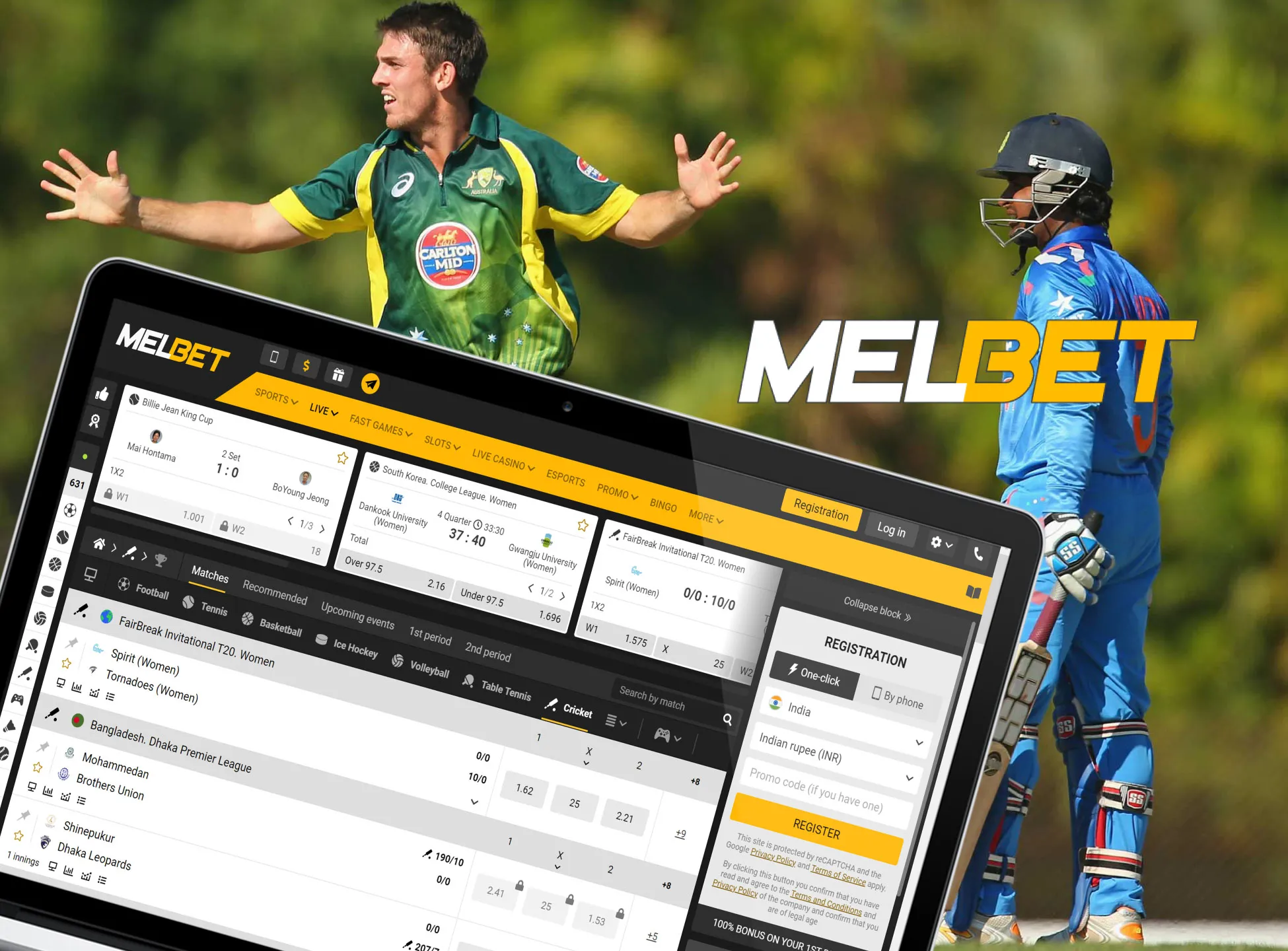 Melbet is a great betting company for cricket and other sports betting.