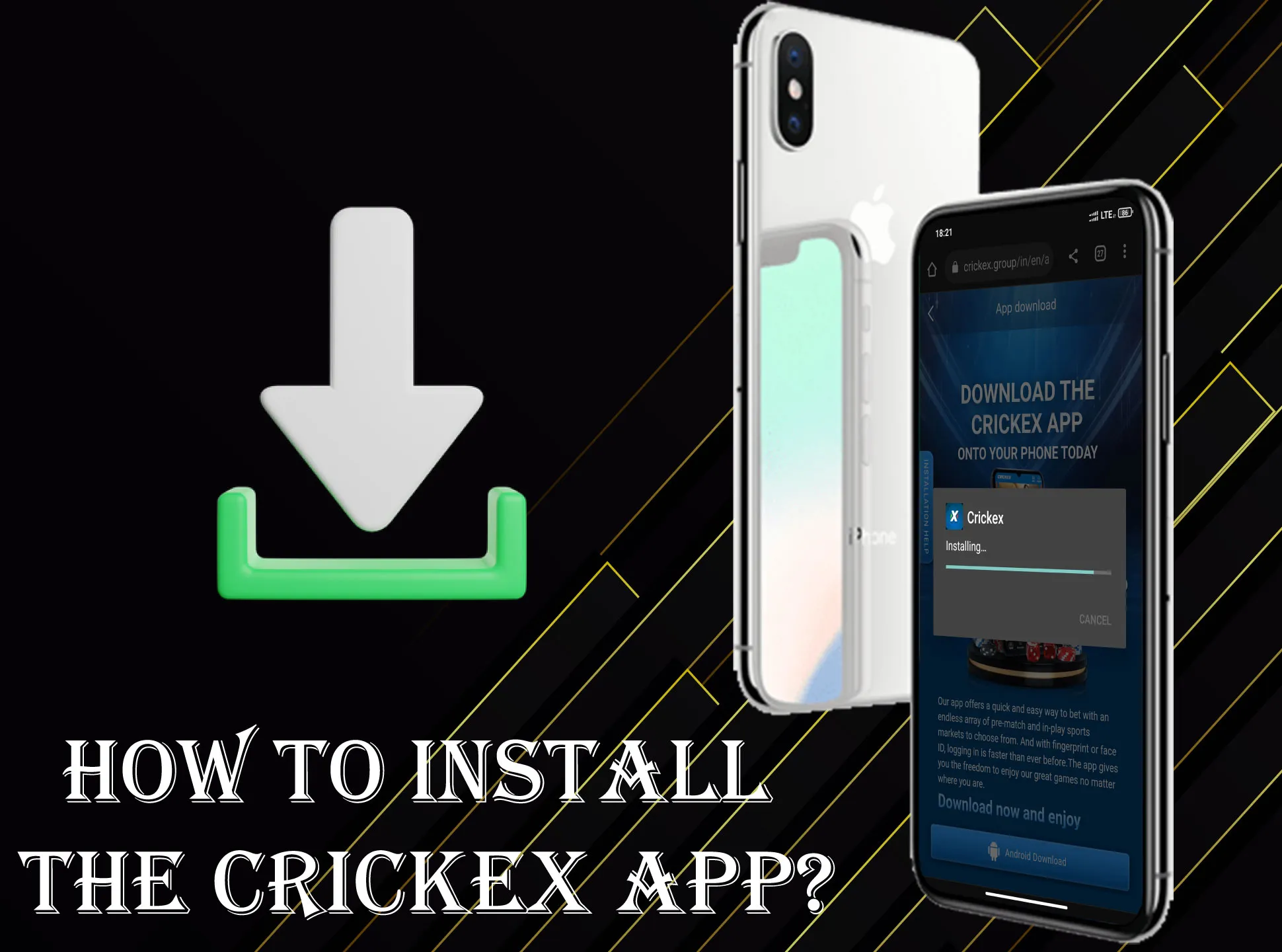 Here you learn how to install the app on the iOS device.
