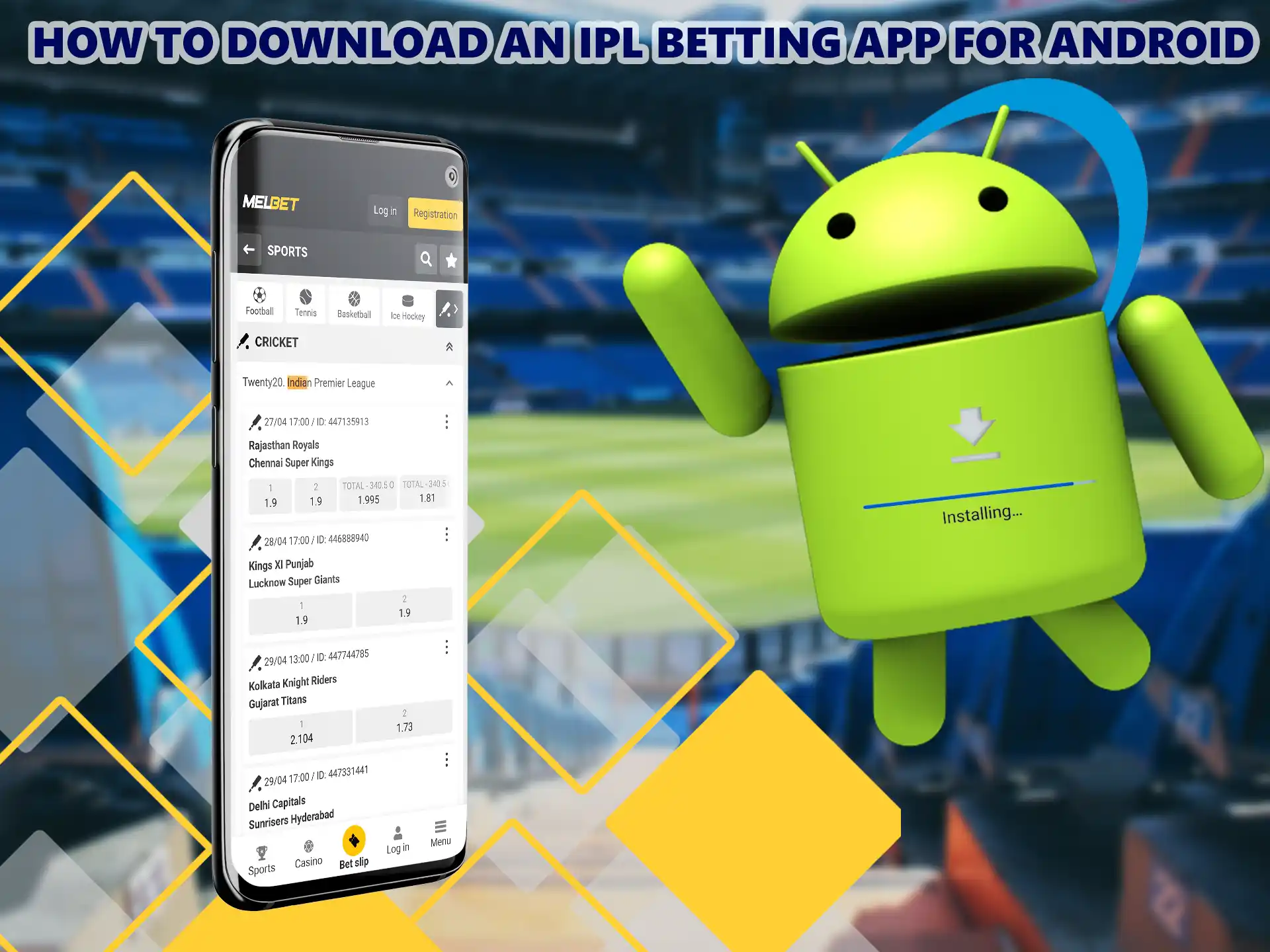 Unfortunately, not all bookmakers place their software in the Play Store, you usually need to download from the official website, our guide will answer all your questions.