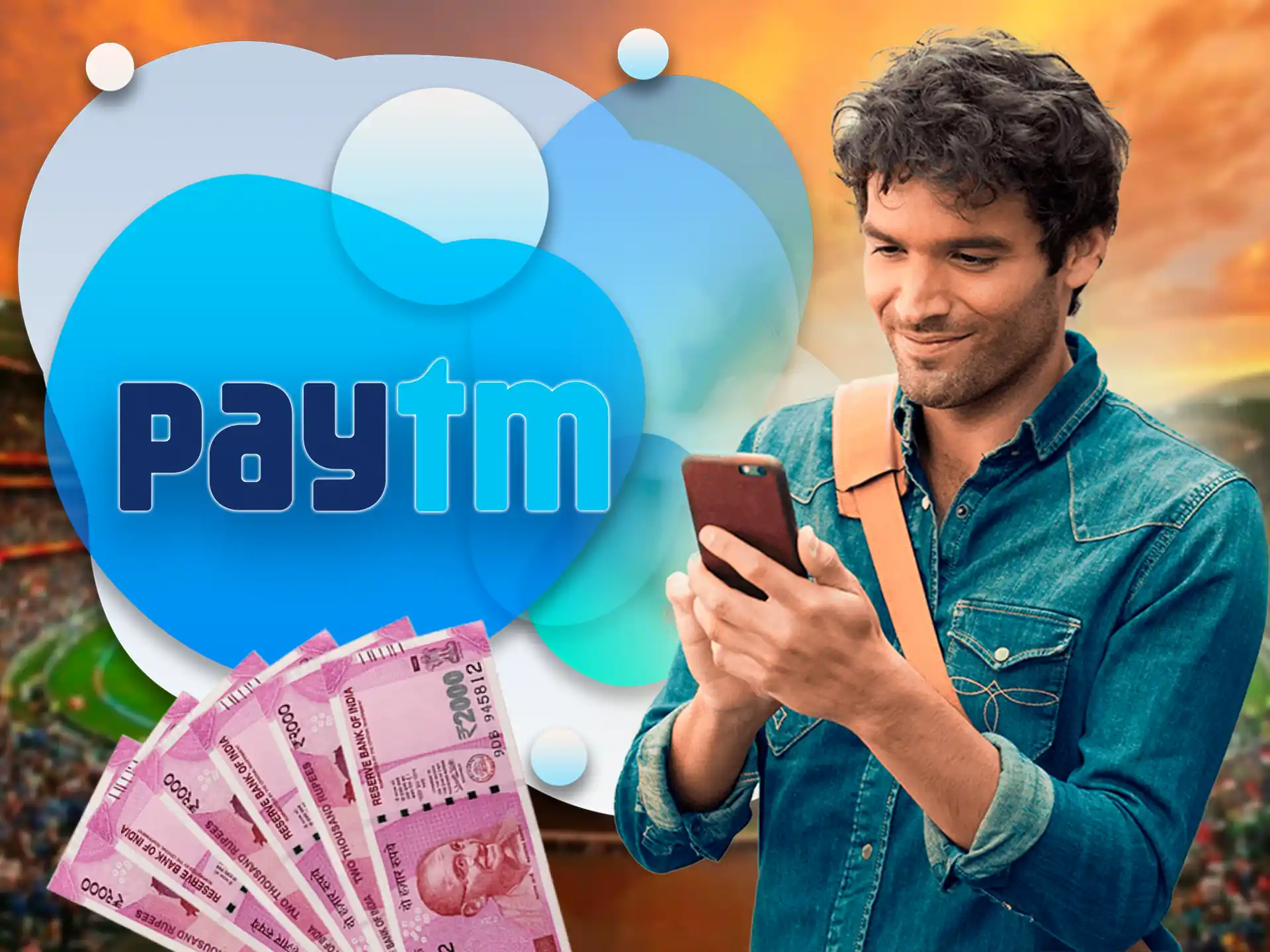 Top up your account with India's popular and reliable payment system.
