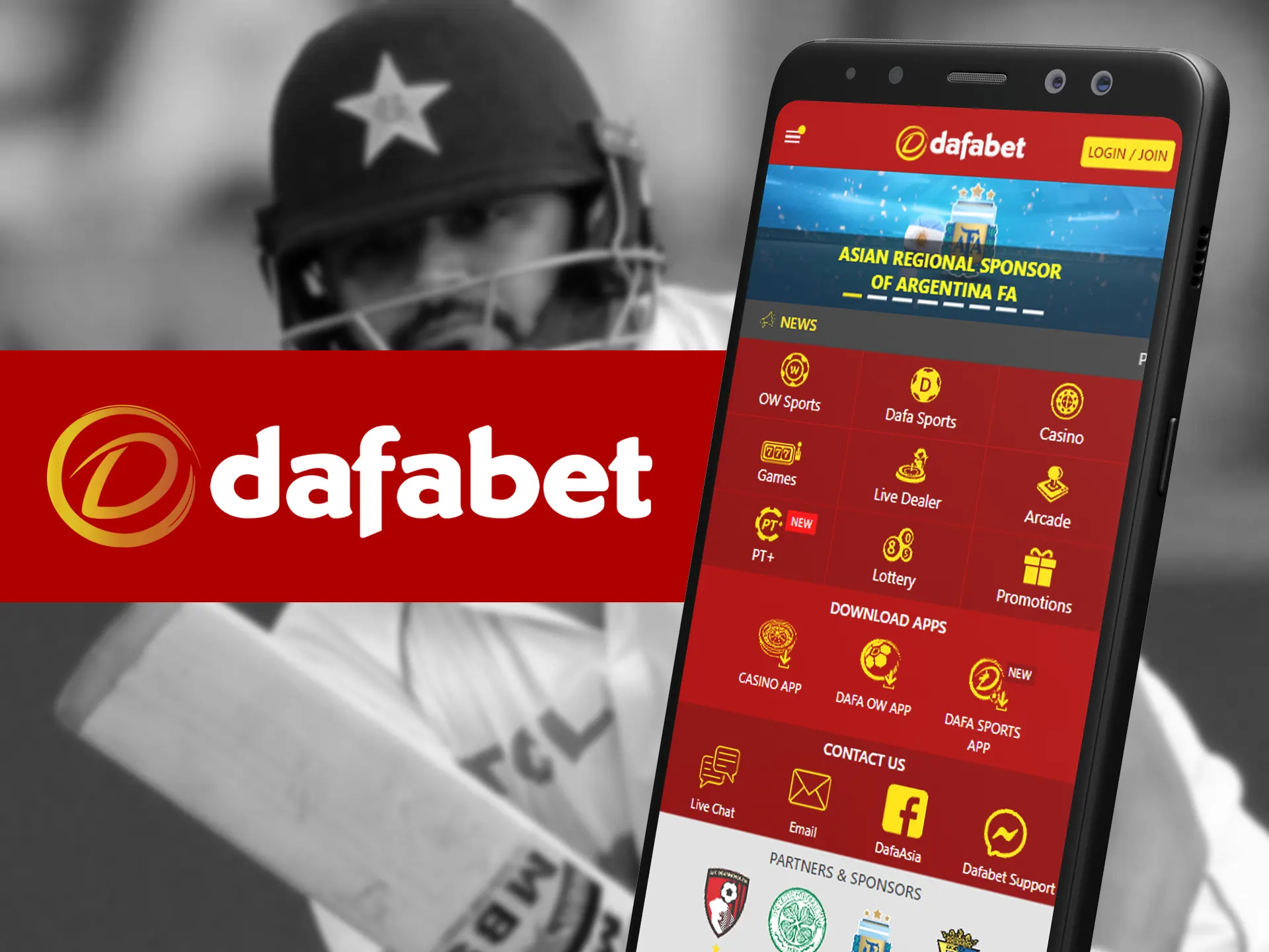 Get biggest winnings in Dafabet app.