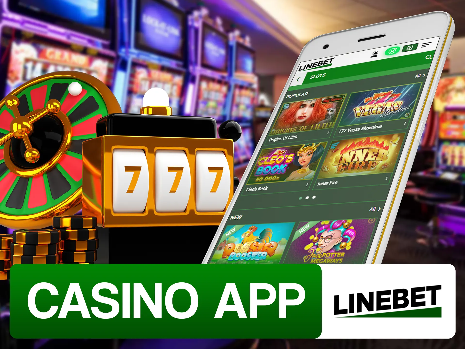 Play Linebet casino in app with ejoyment.