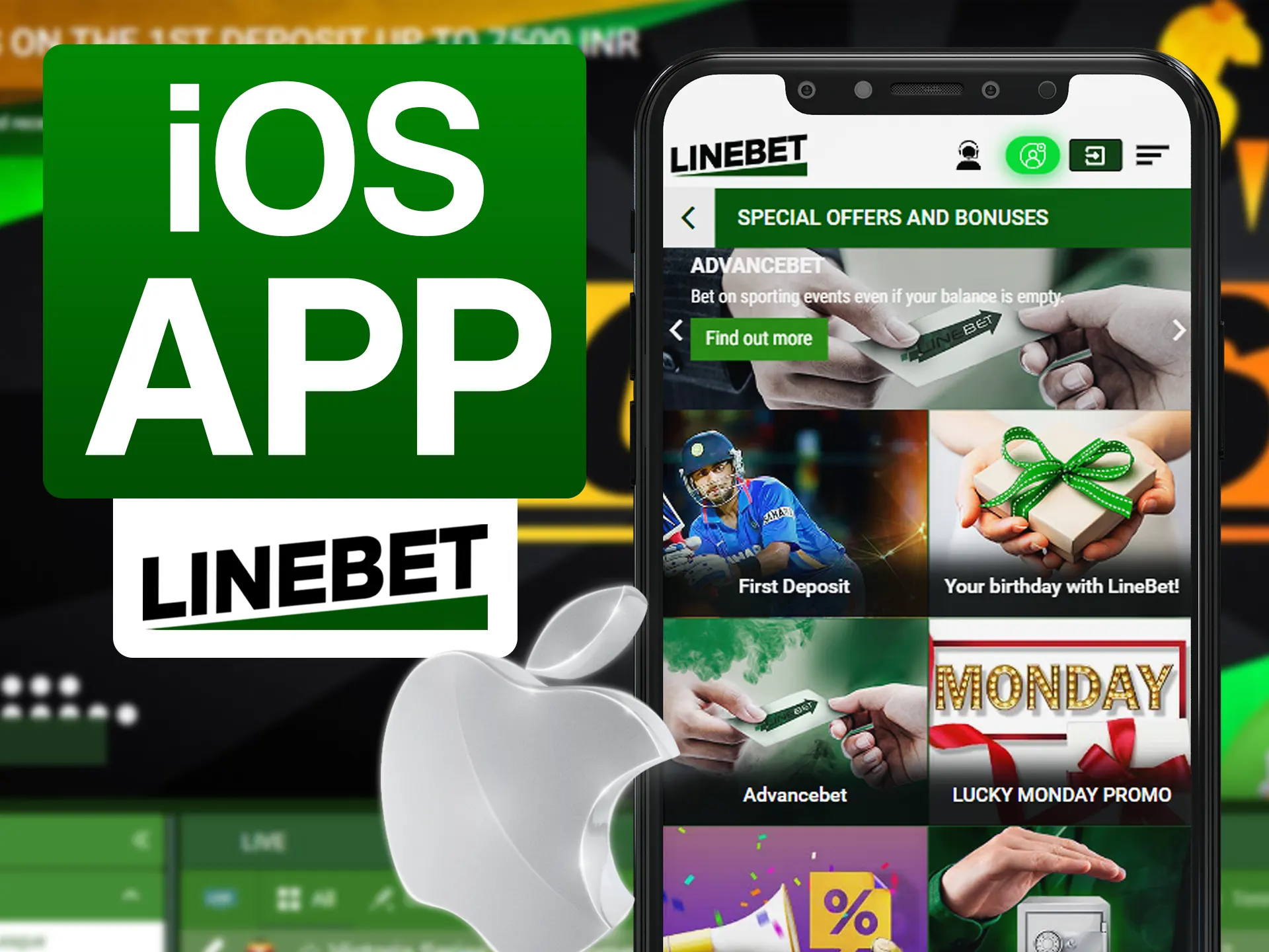Install Linebet iOS app on all of your devices..