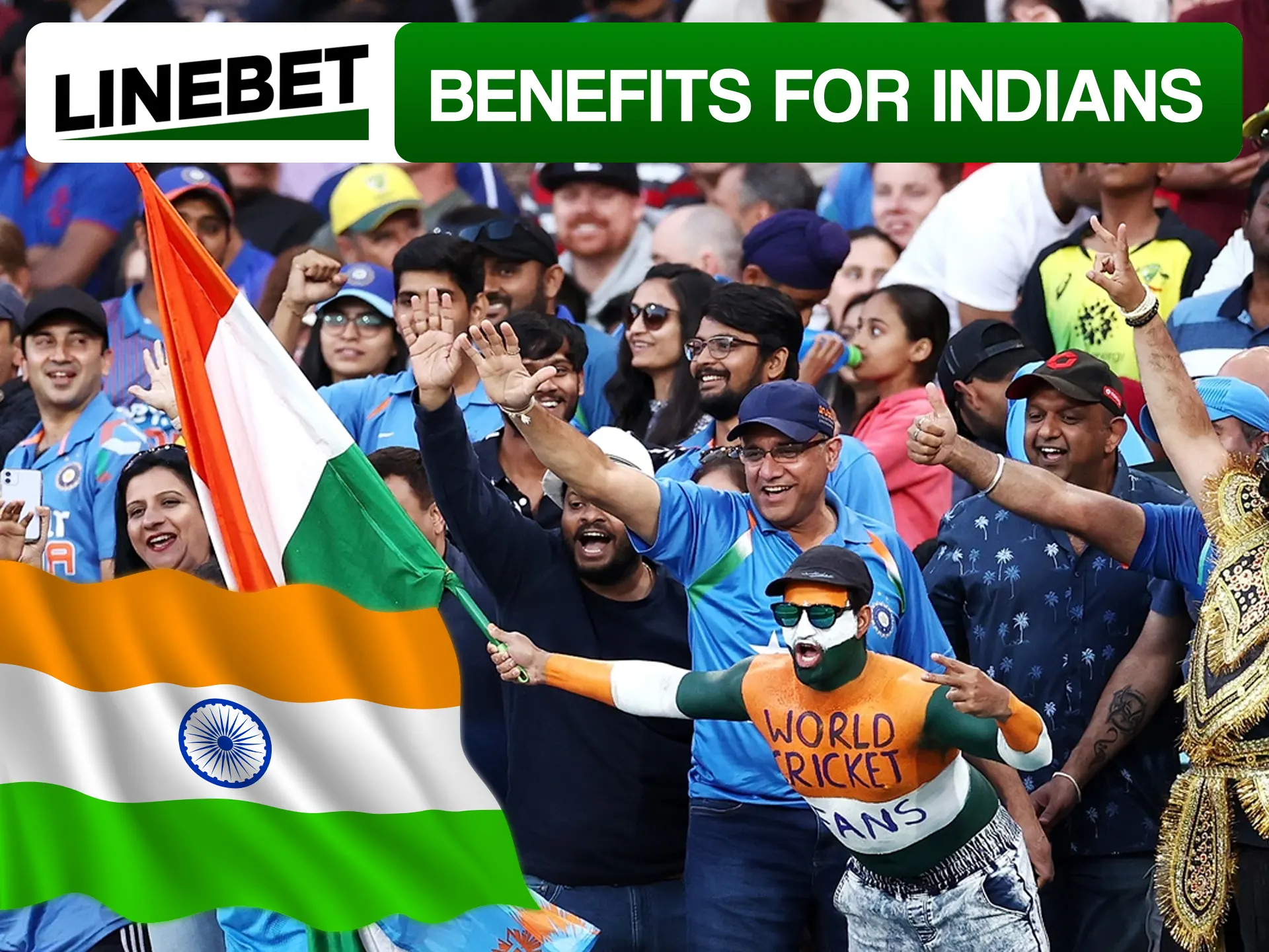 Get additional Linebet bonuses if you bet from India.