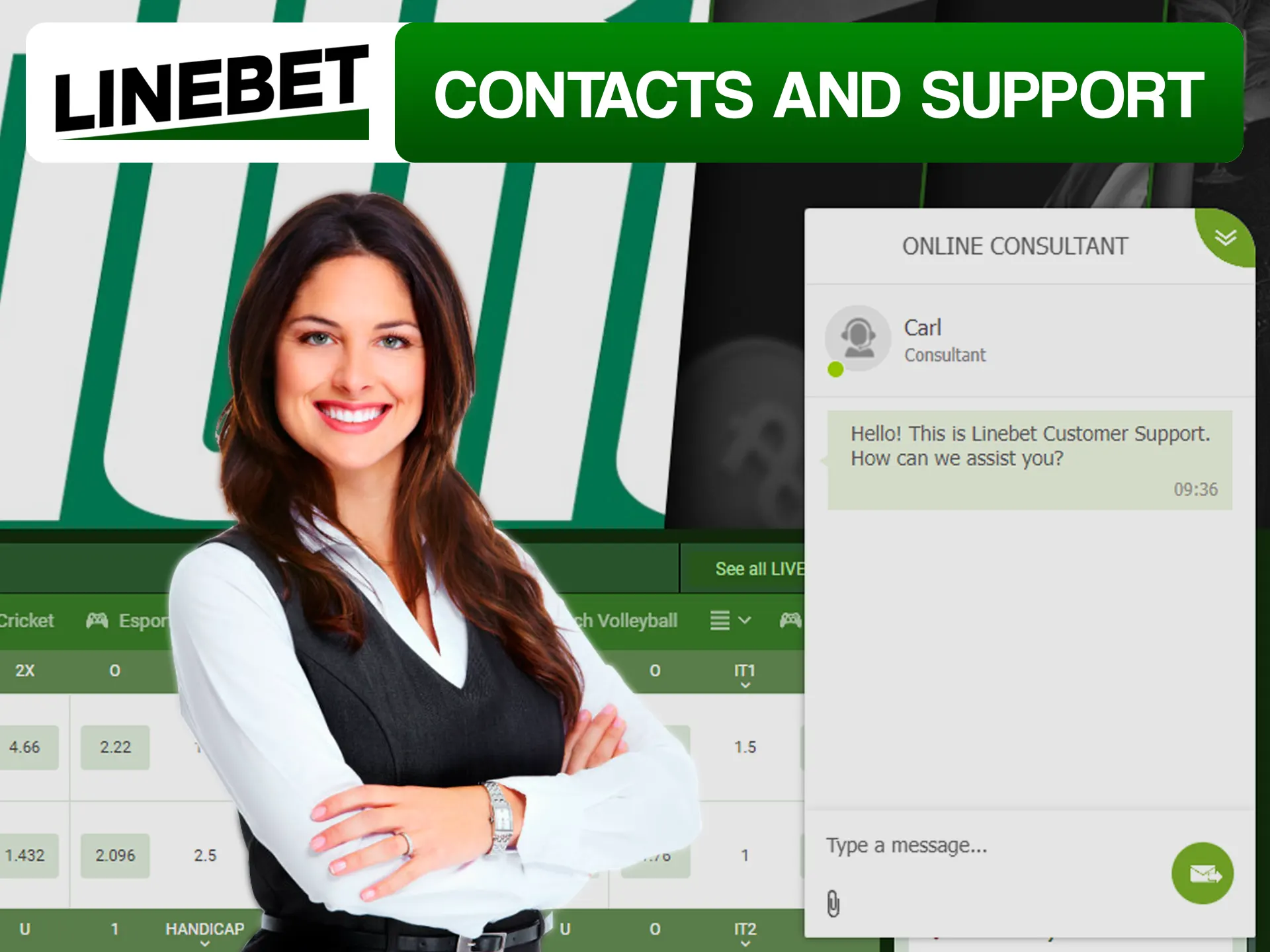 Ask Linebet support for help if your struggle with something.