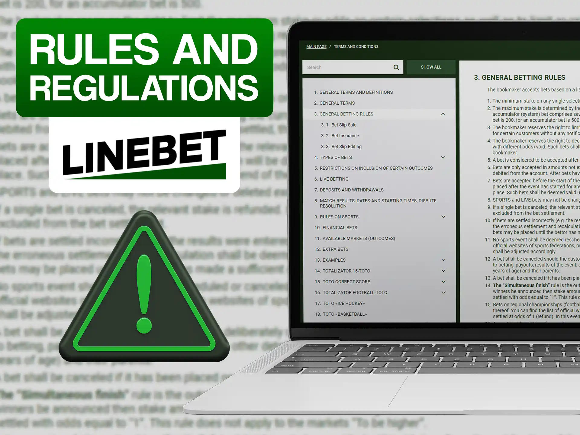 Follow Linebet's rules for best betting experience.