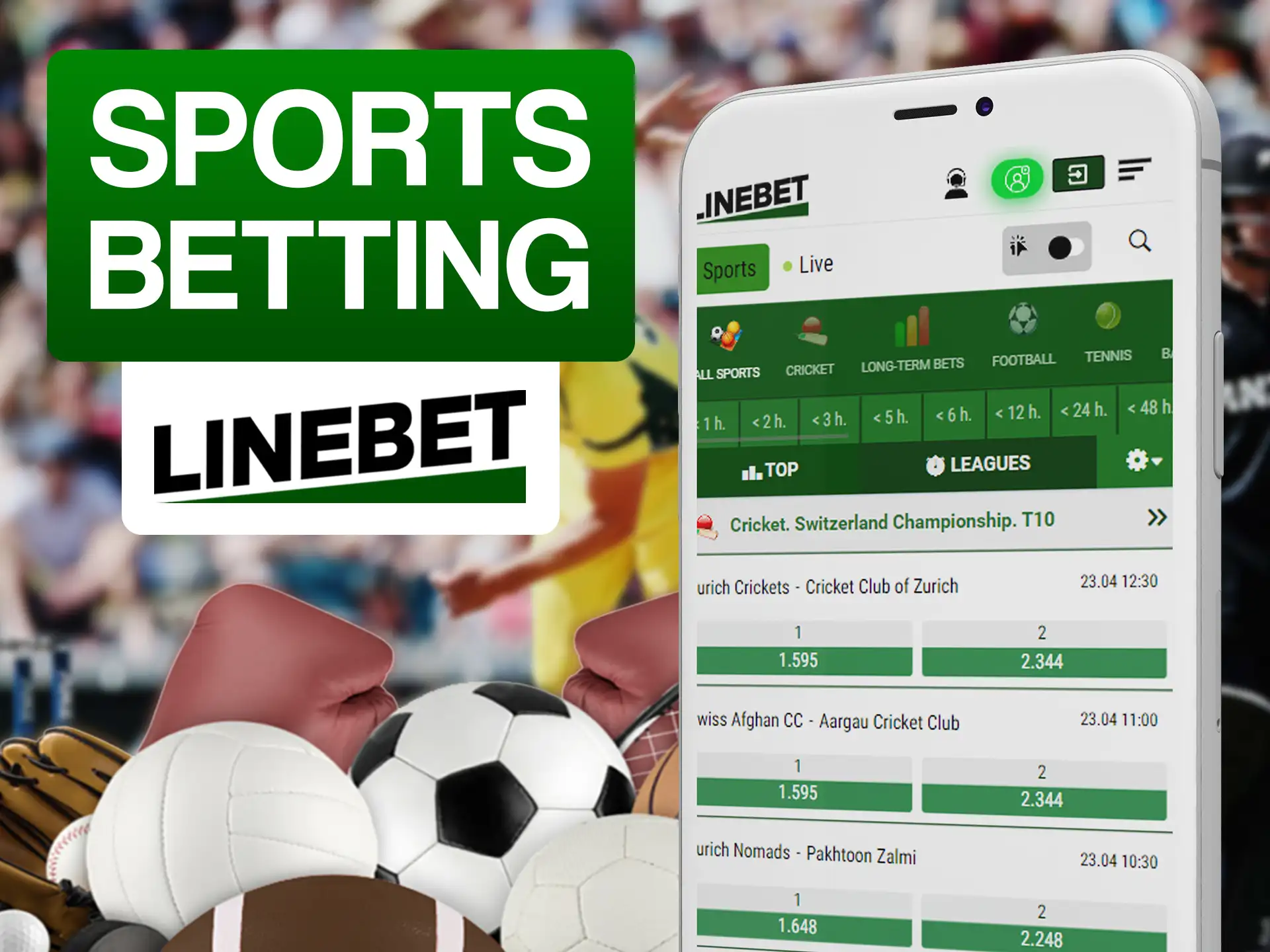 Bet on multiple sports at the same time at Linebet.