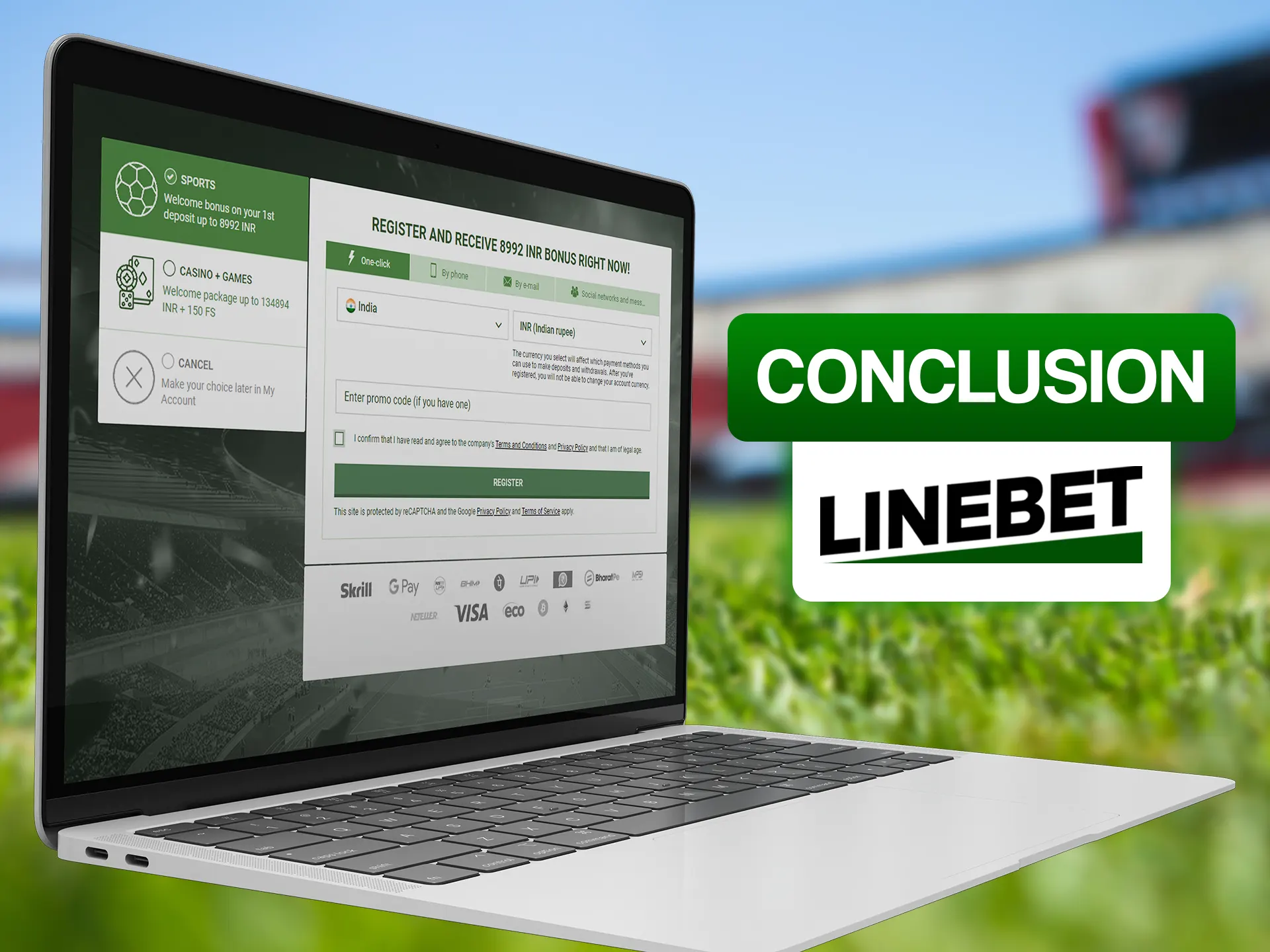 Linebet is a great betting company to play at.