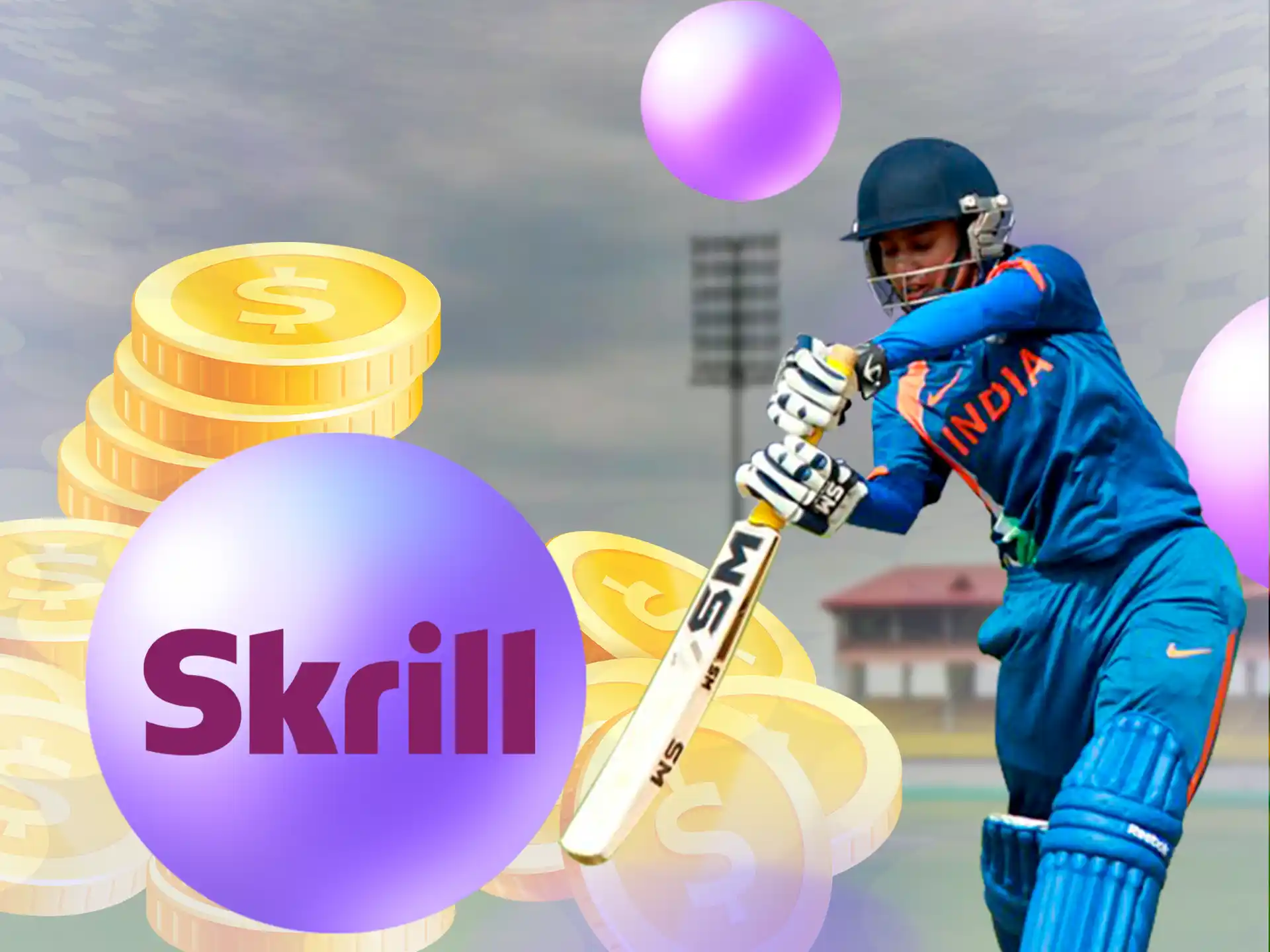 The Skrill is popular all over the world, you only need your Email to deposit or receive your winnings.