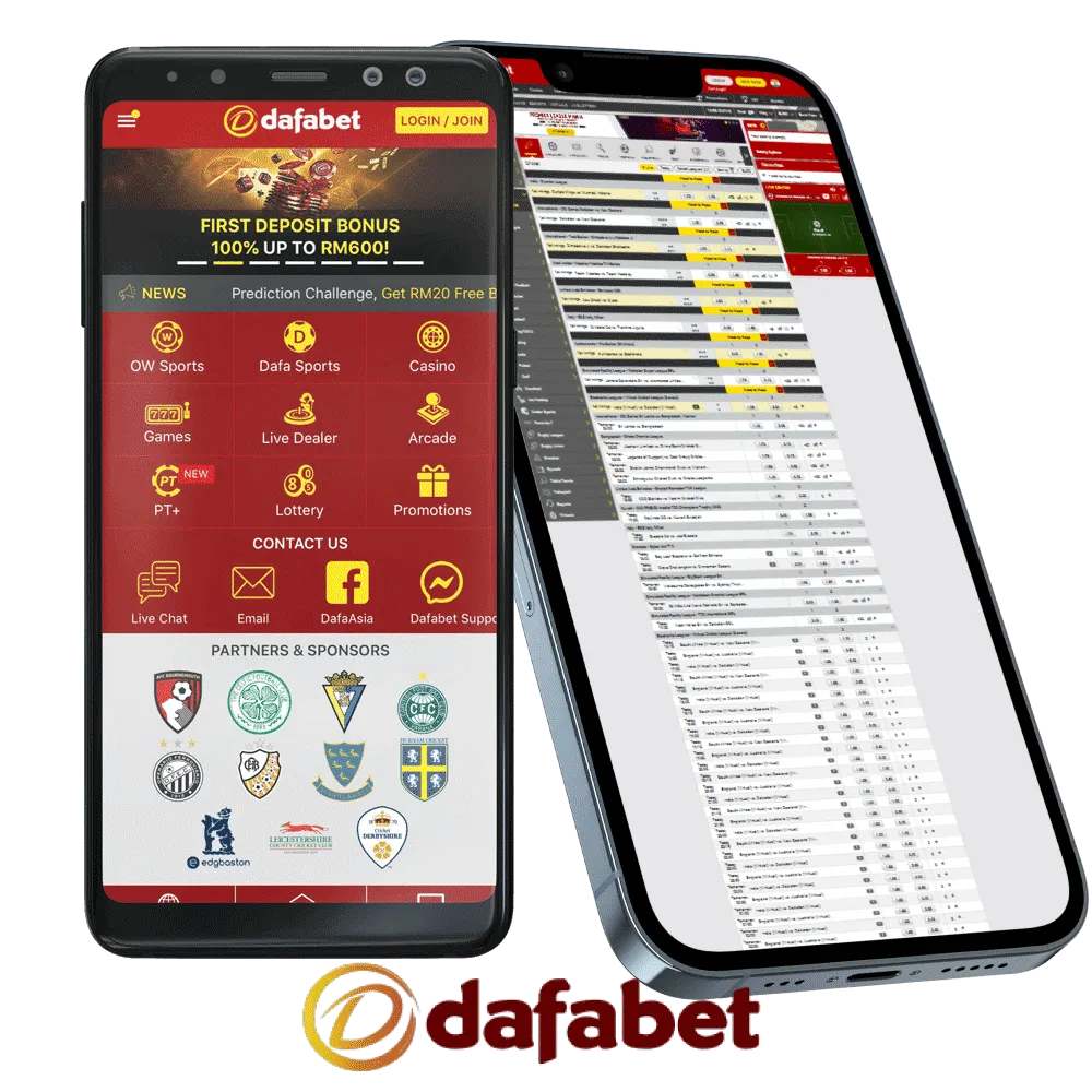 Go to the Dafabet website to download and install the mobile app.