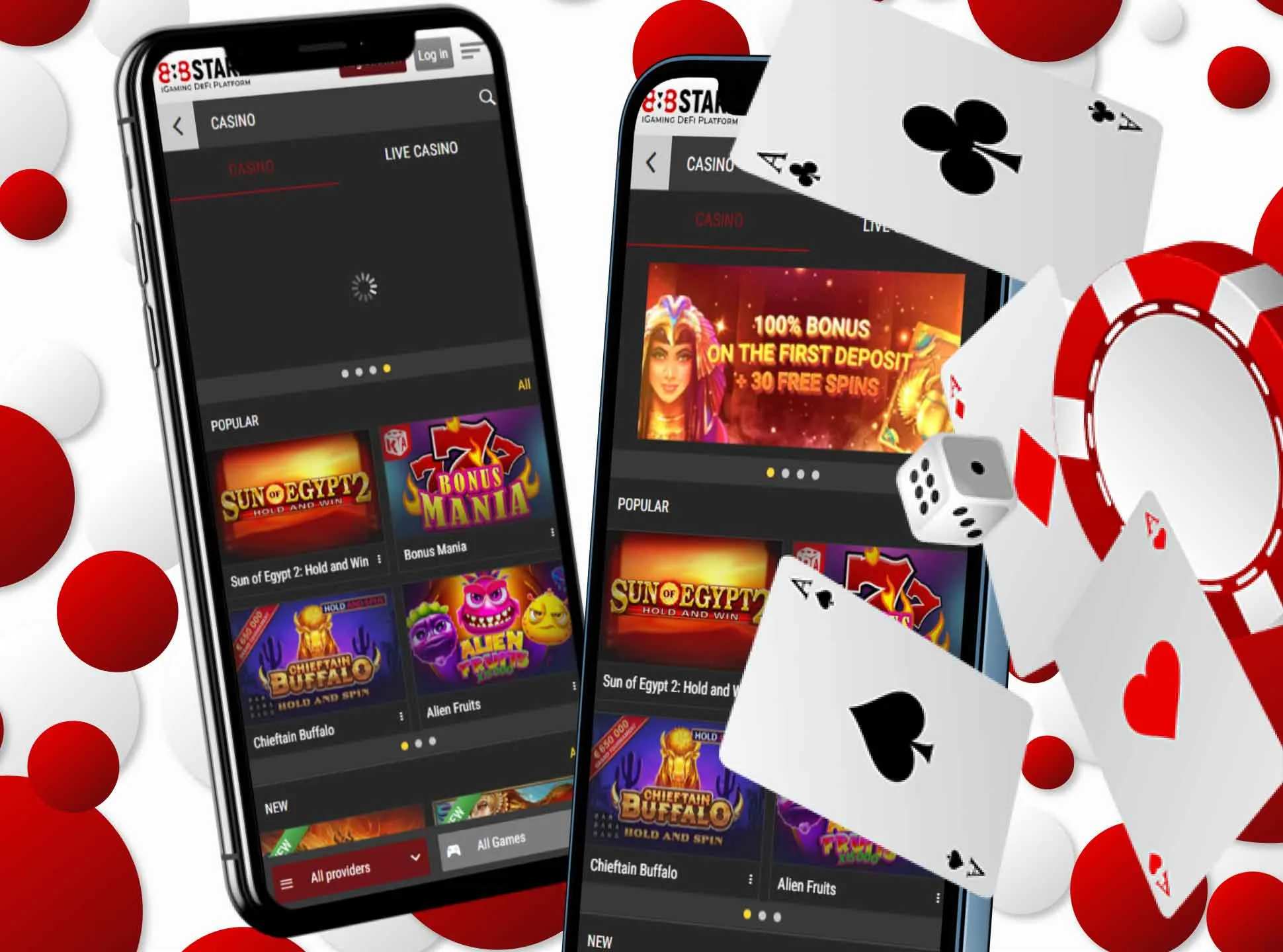 In the 888starz app you will find various online casino games.