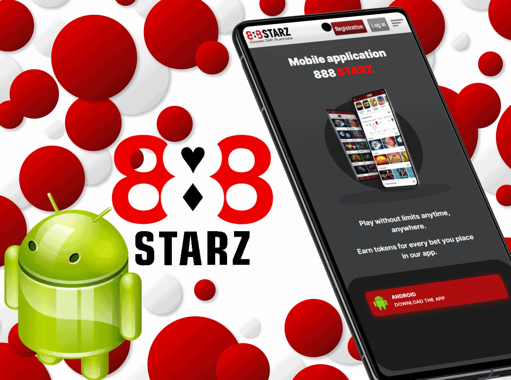 Download the 888starz app to bet on your Android smartphone.