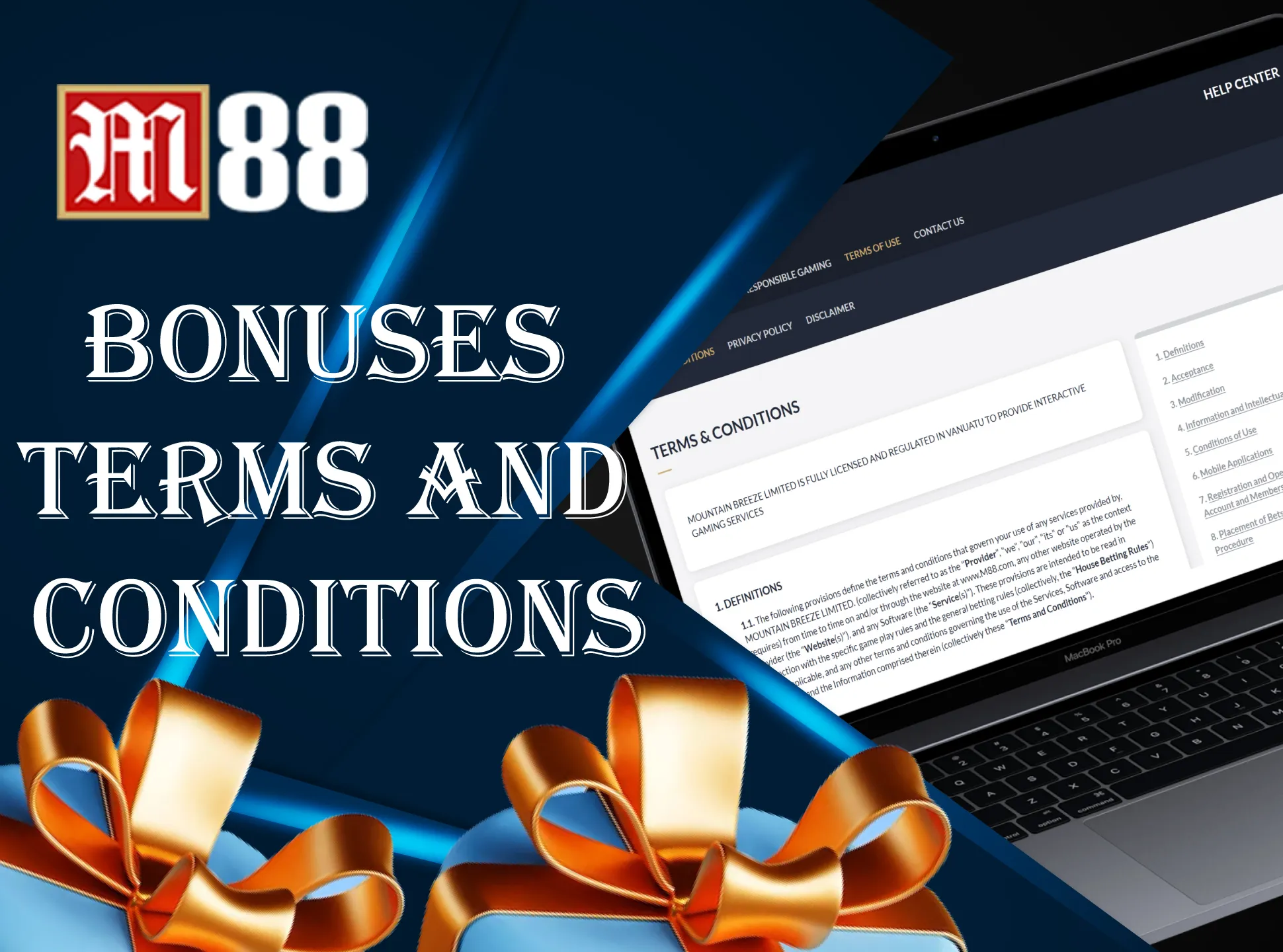 Read and follow all of the M88 terms and conditions.