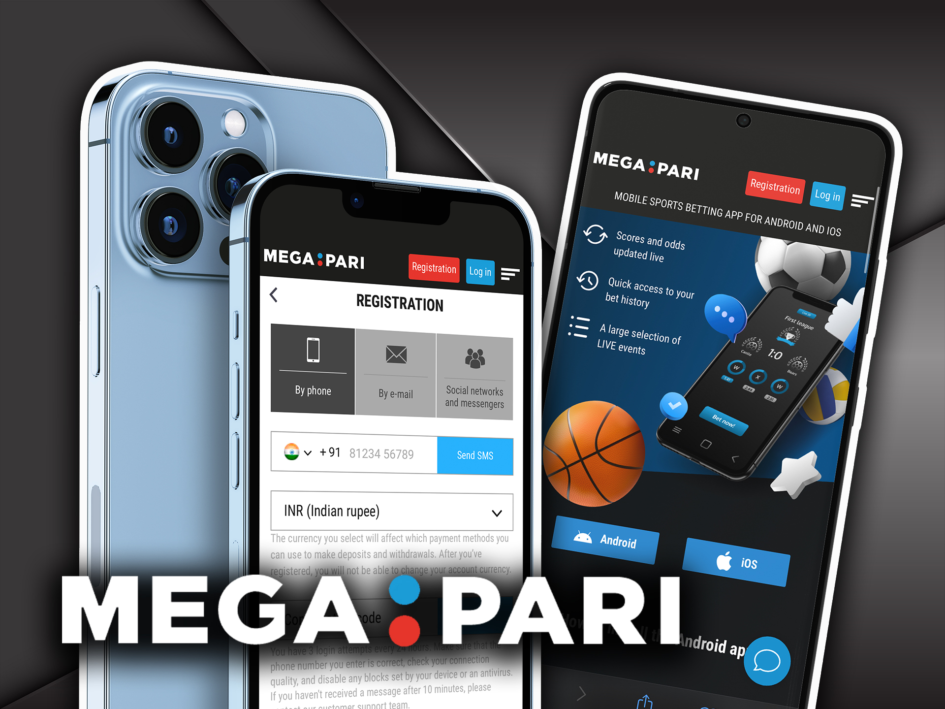 Enter on Megapari registration page and make new account.